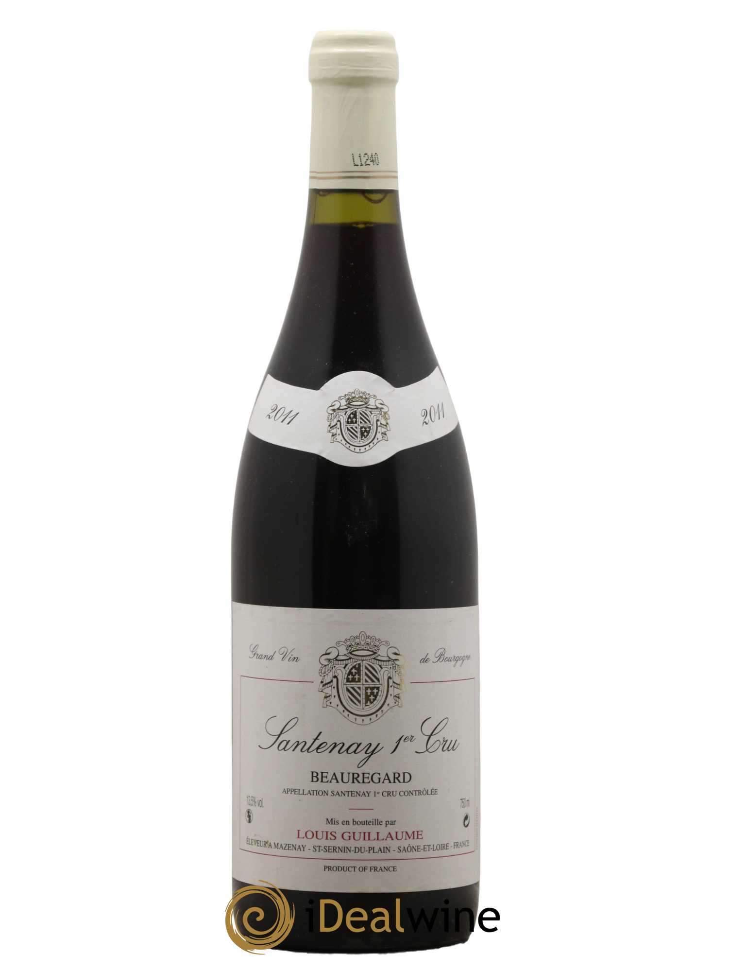 Santenay 1er Cru Beauregard Domaine Louis Guillaume 2011 - Lot de 1 bouteille - 0