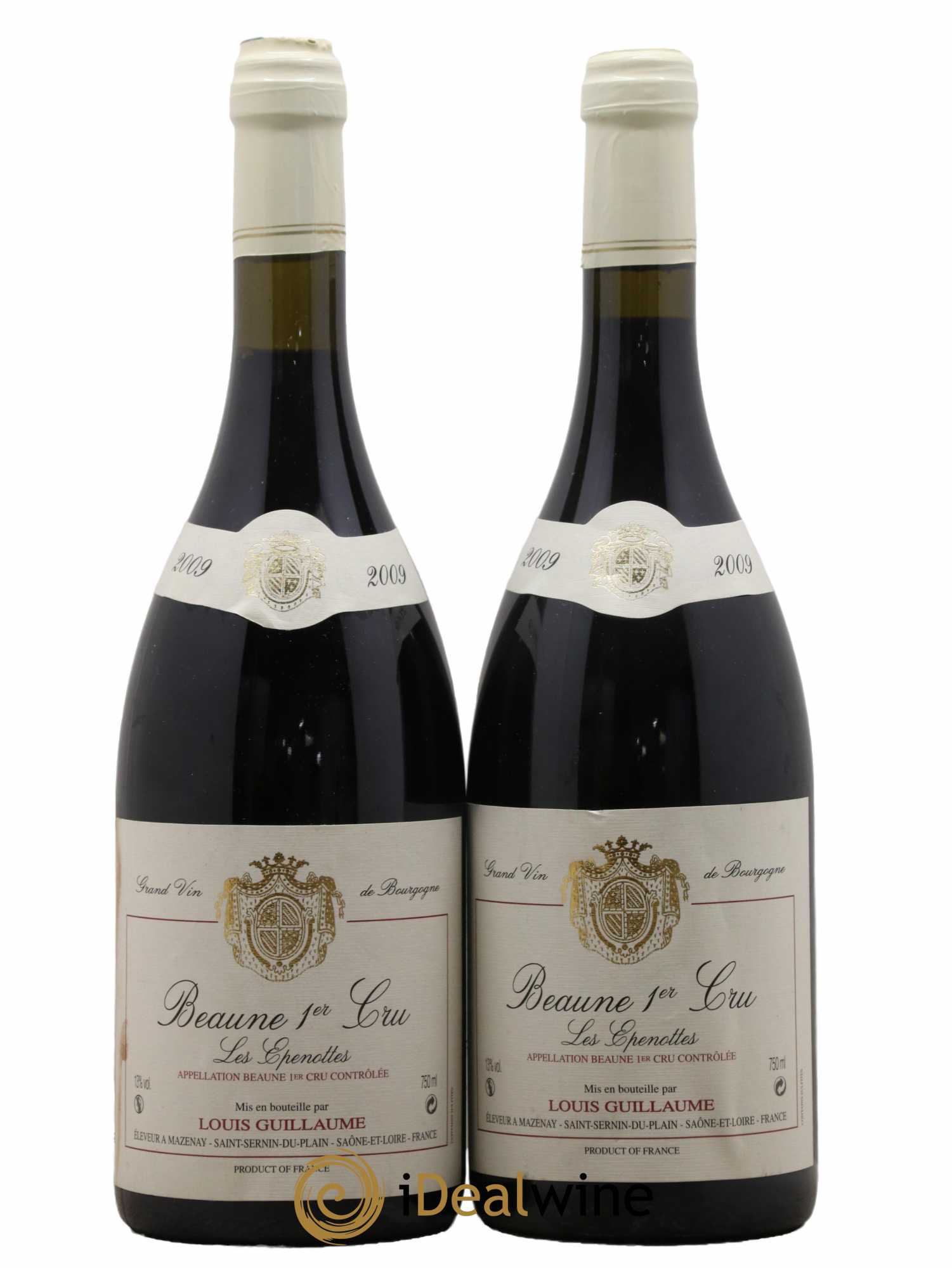 Beaune 1er Cru Les Epenottes Domaine Guillaume 2009 - Lot de 2 bouteilles - 0