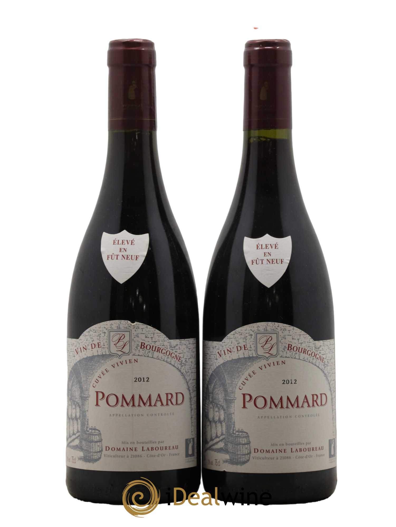 Pommard Cuvée Vivien Domaine Laboureau 2012 - Lot de 2 bouteilles - 0