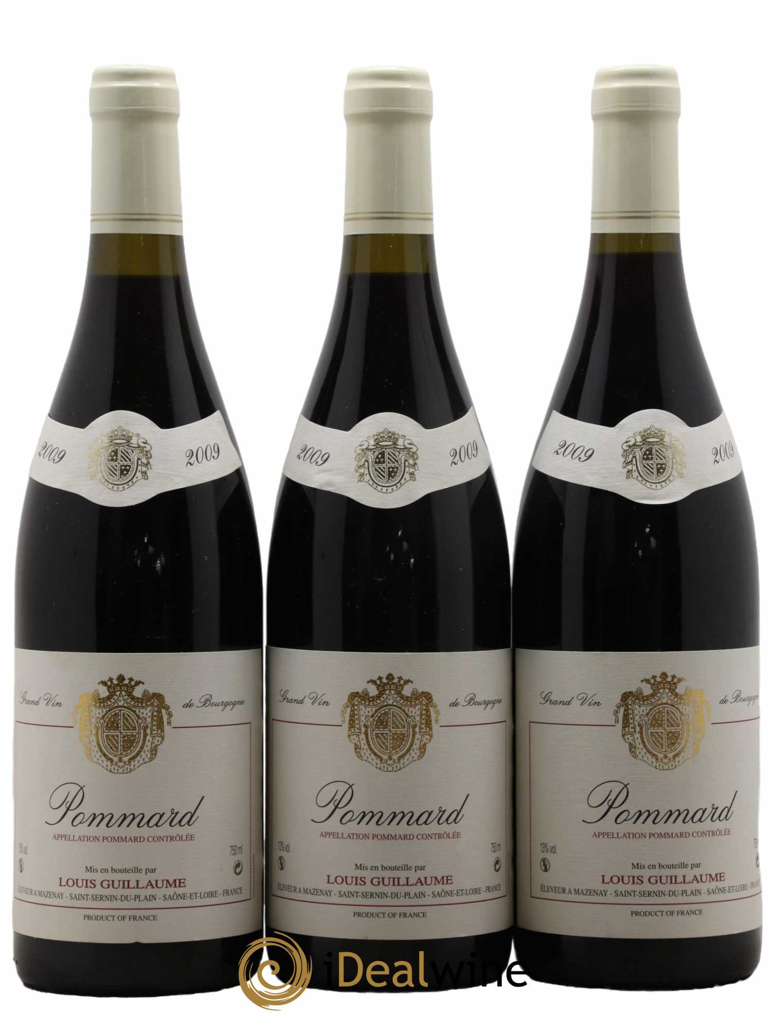 Pommard Domaine Louis Guillaume 2009 - Lot de 3 bouteilles - 0