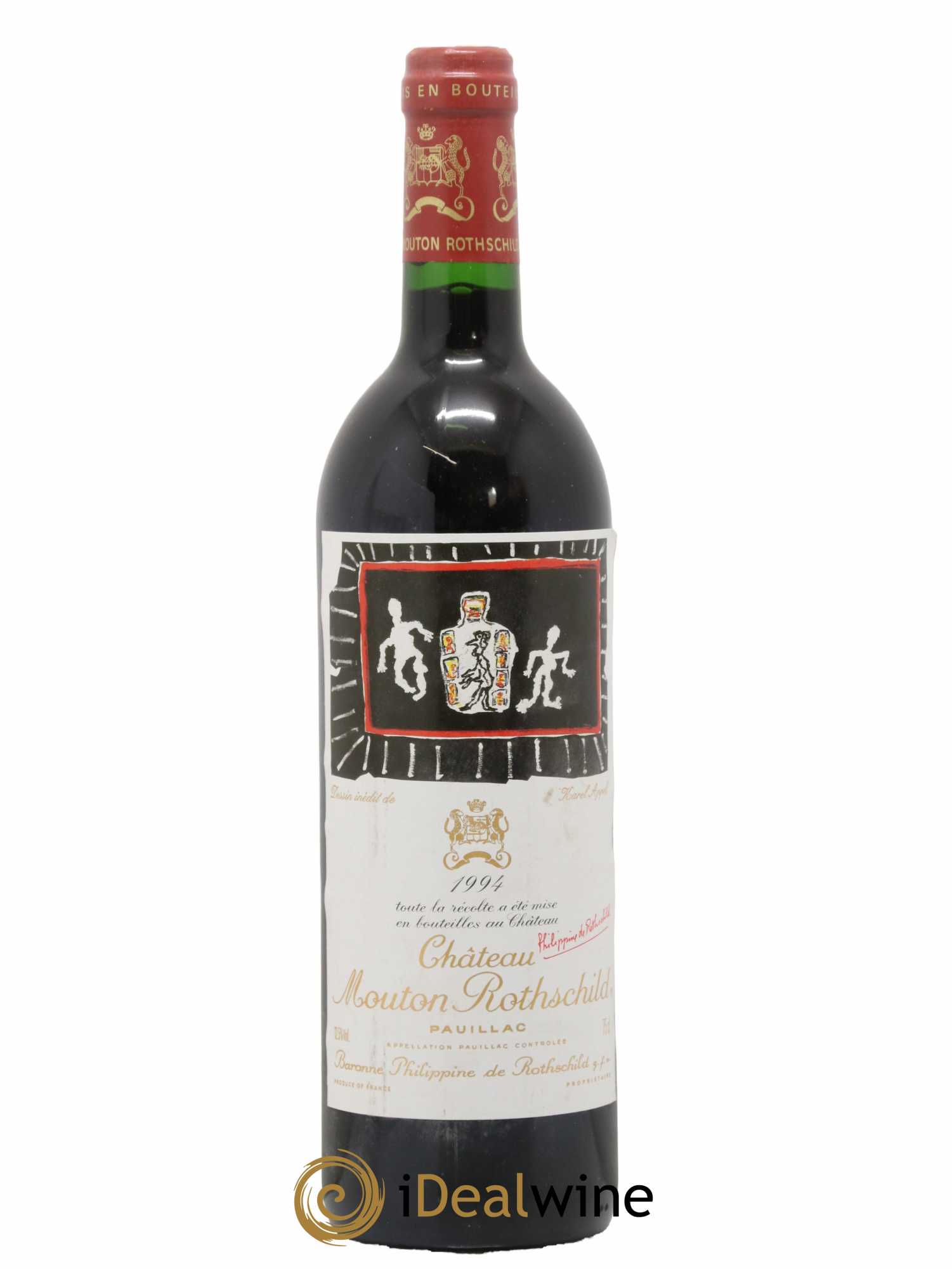 Château Mouton Rothschild 1er Grand Cru Classé 1994 - Lot de 1 bouteille - 0