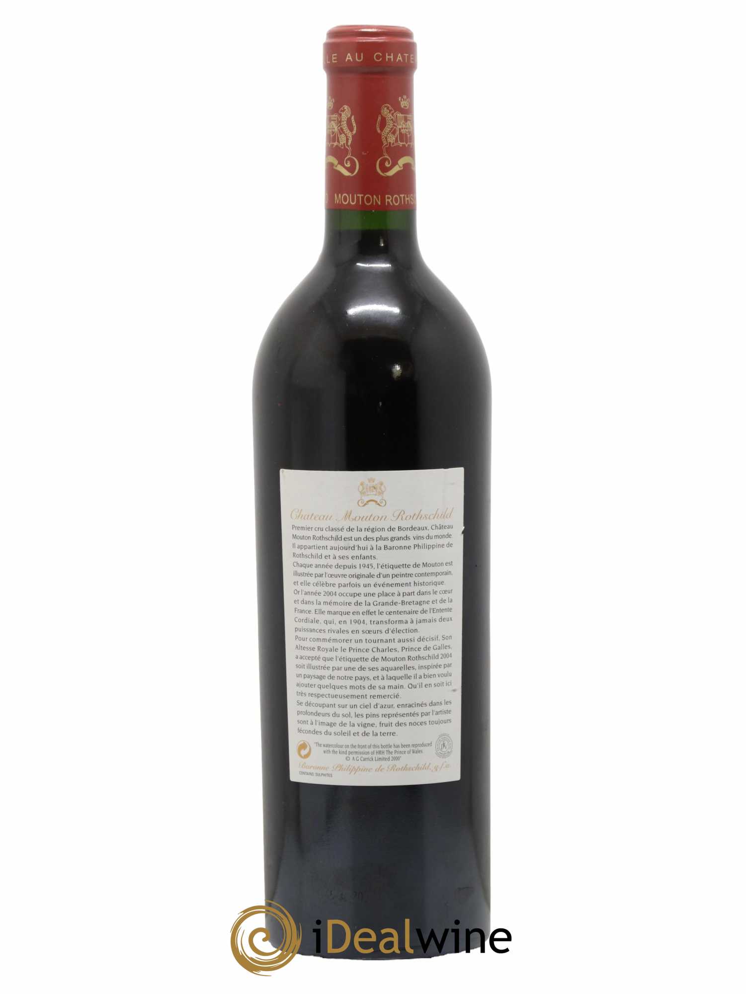 Château Mouton Rothschild 1er Grand Cru Classé 2004 - Lot de 1 bouteille - 1