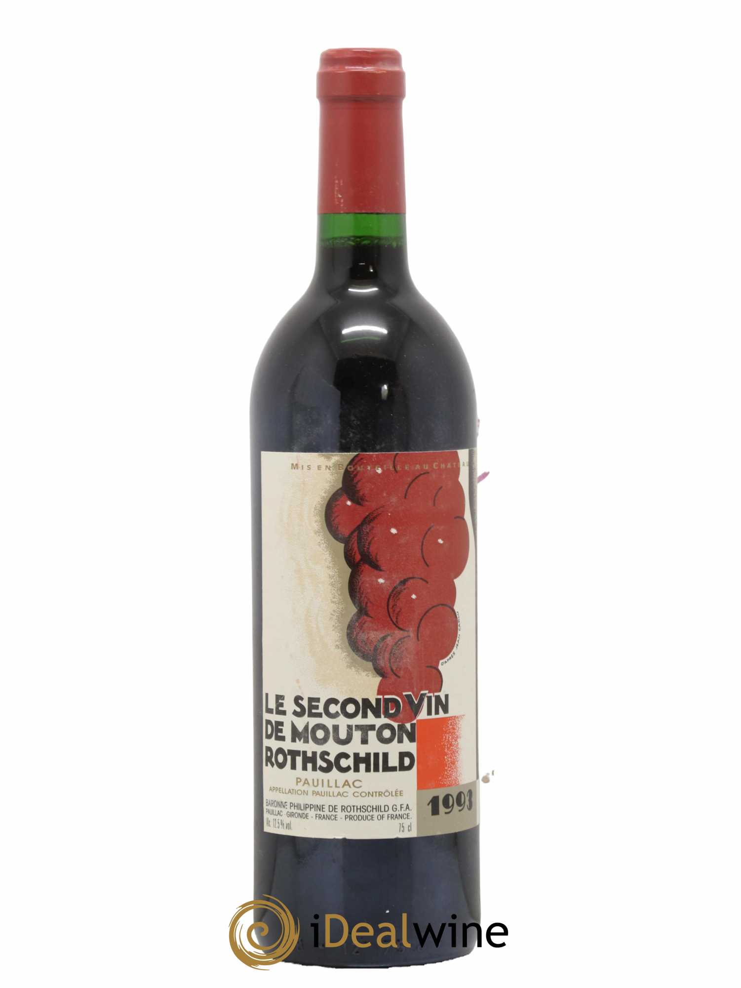 Petit Mouton Second Vin 1993 - Lot de 1 bouteille - 0