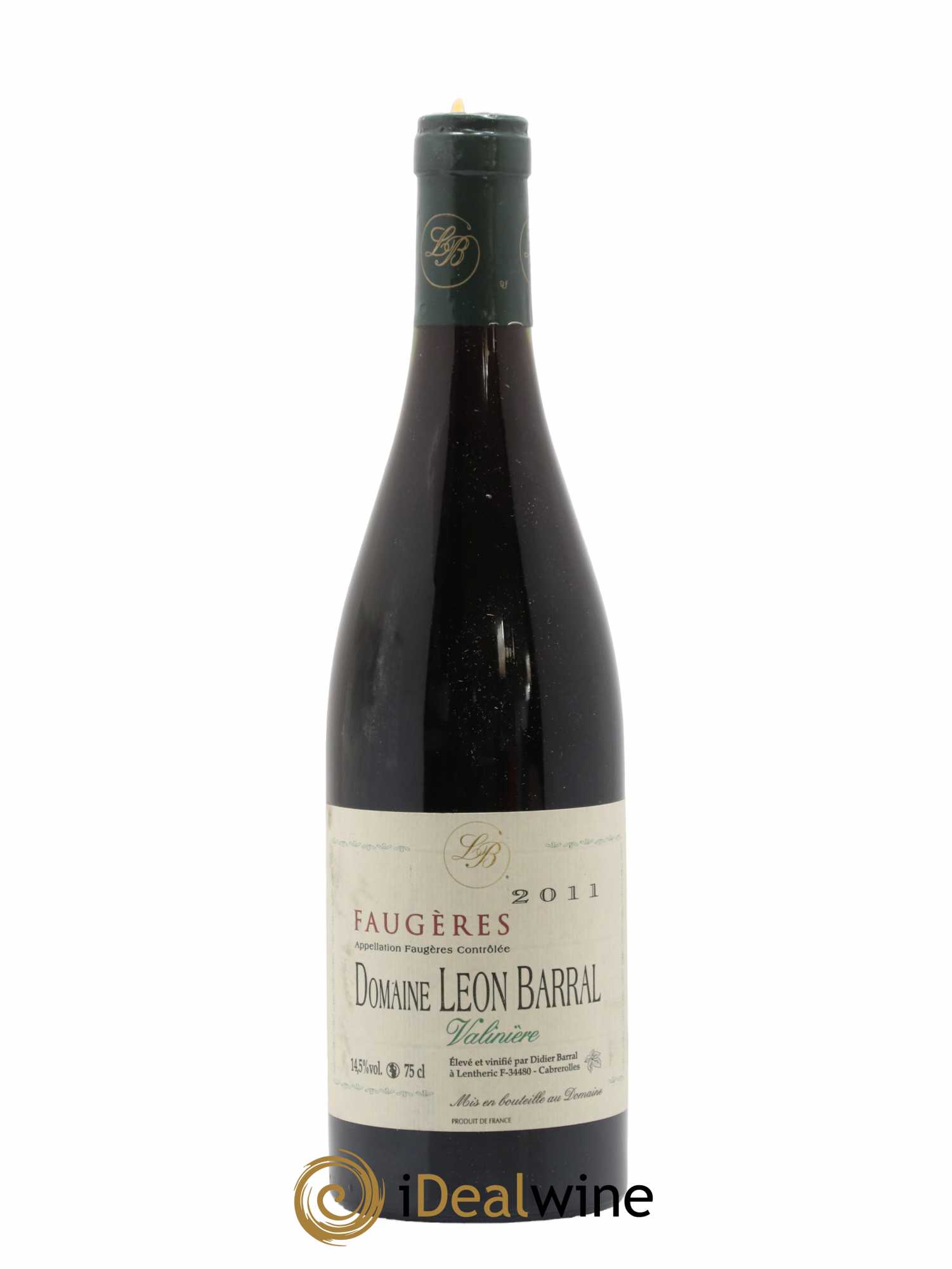 Faugères Valinière Domaine Léon Barral 2011 - Lot de 1 bouteille - 0