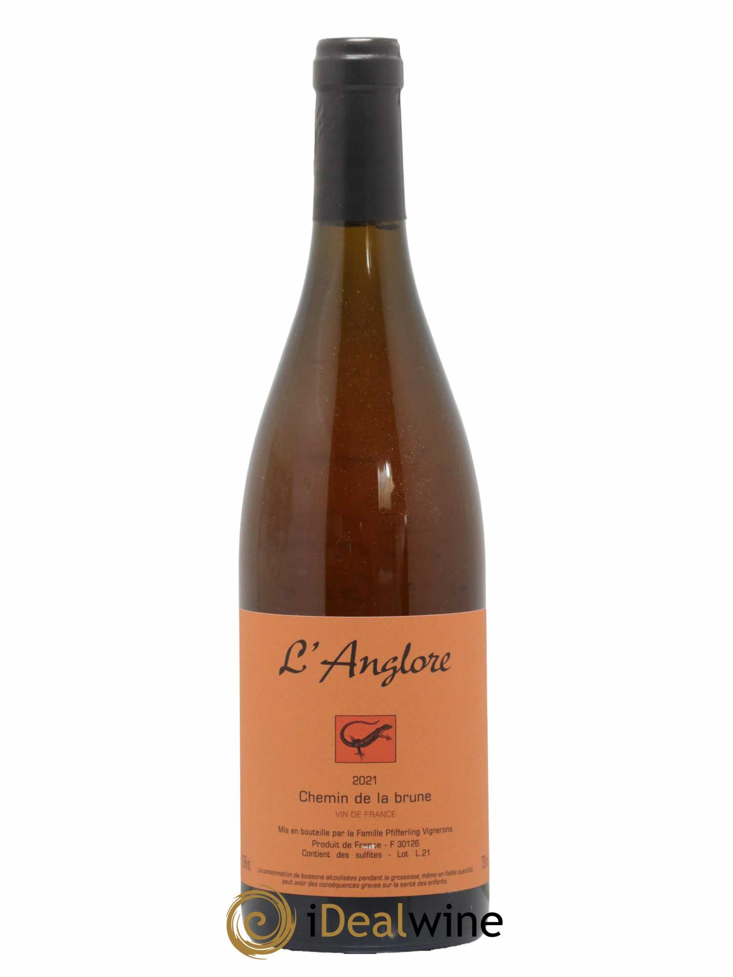 Vin de France Chemin de la brune L'Anglore 2021 - Lot de 1 bouteille - 0