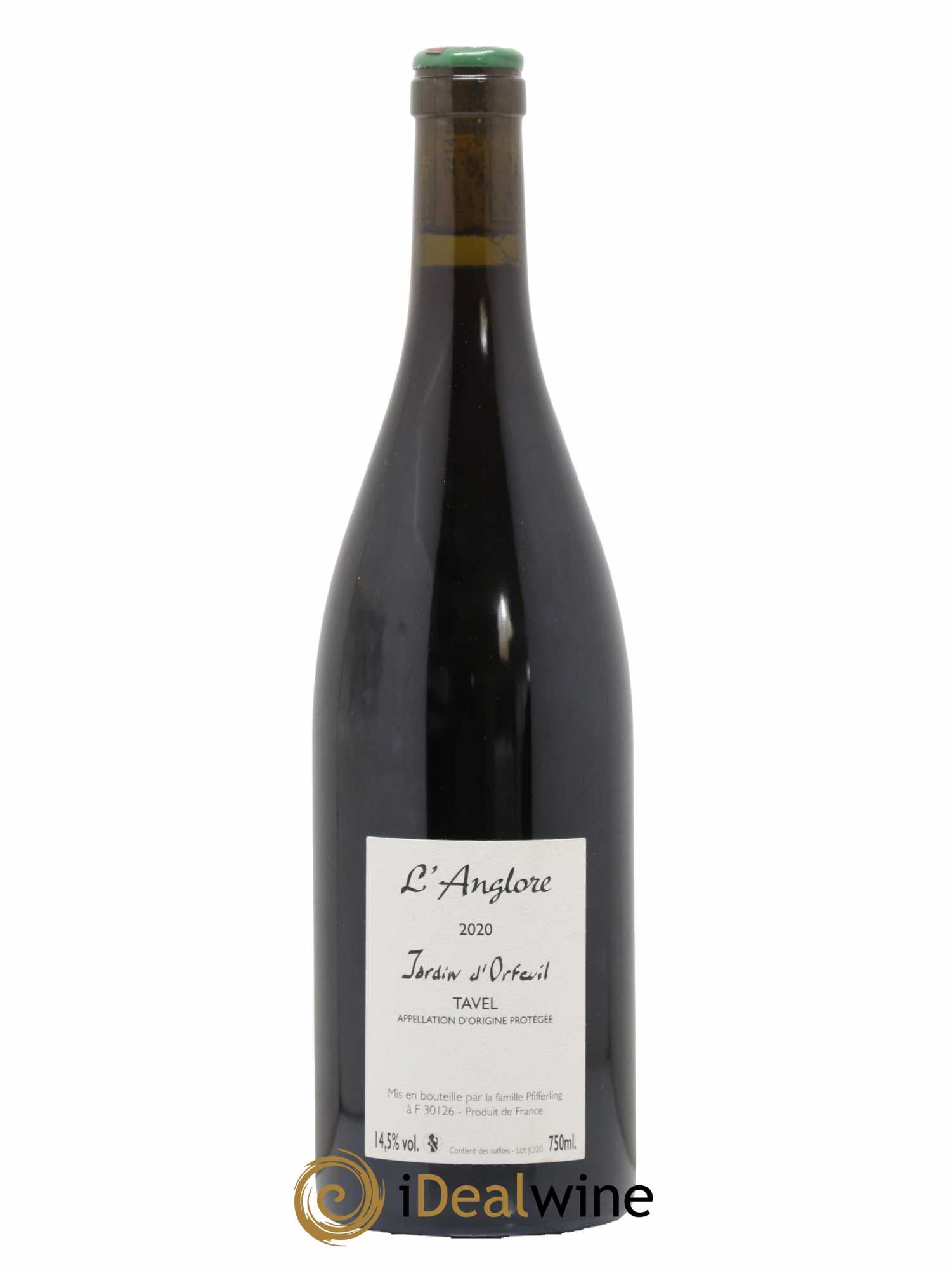 Tavel Jardin D'Orfeuil L'Anglore 2020 - Lot de 1 bouteille - 1