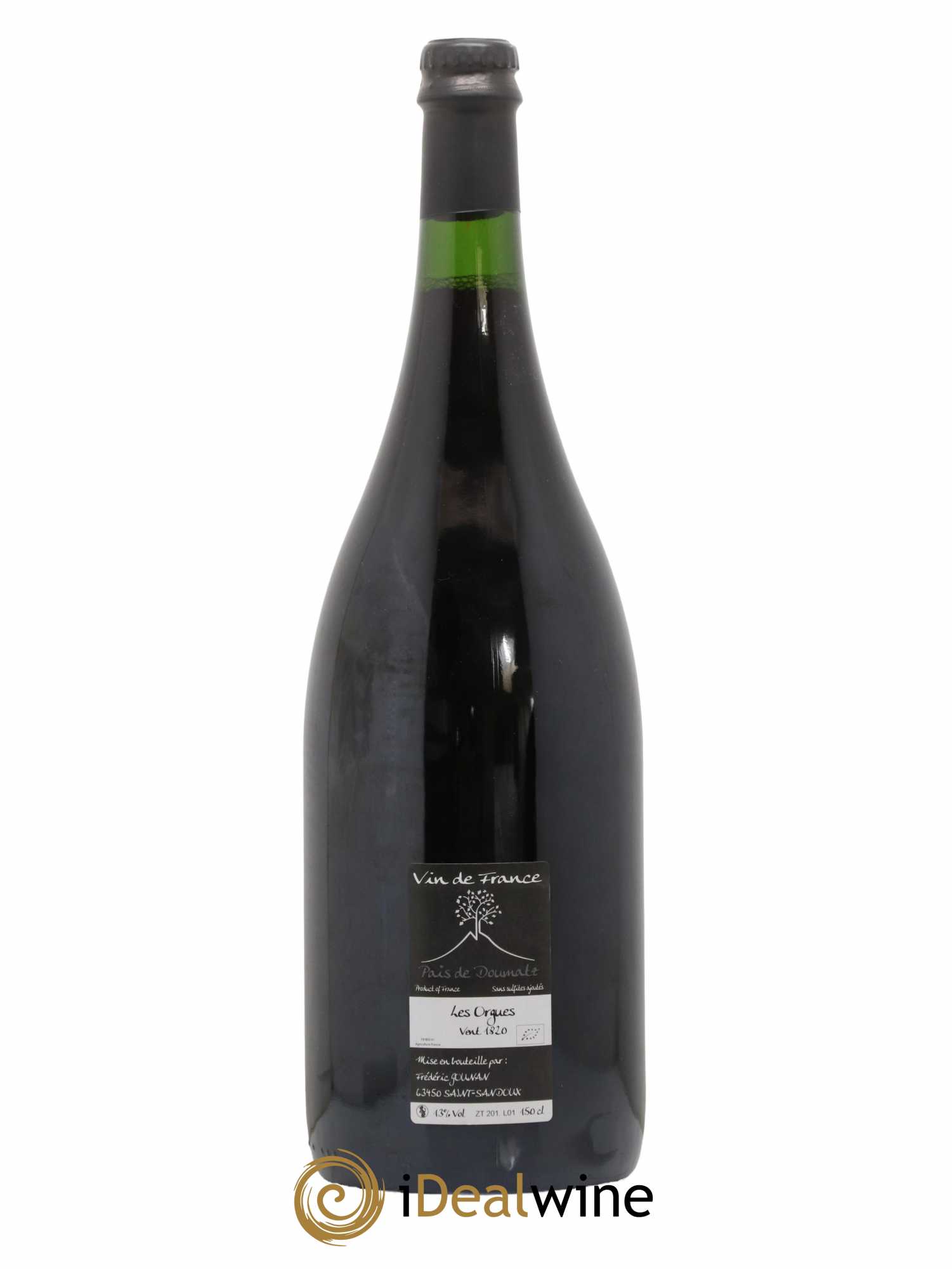 Vin de France Les Petites Orgues Vignoble de l'Arbre Blanc - Lot de 1 magnum - 1