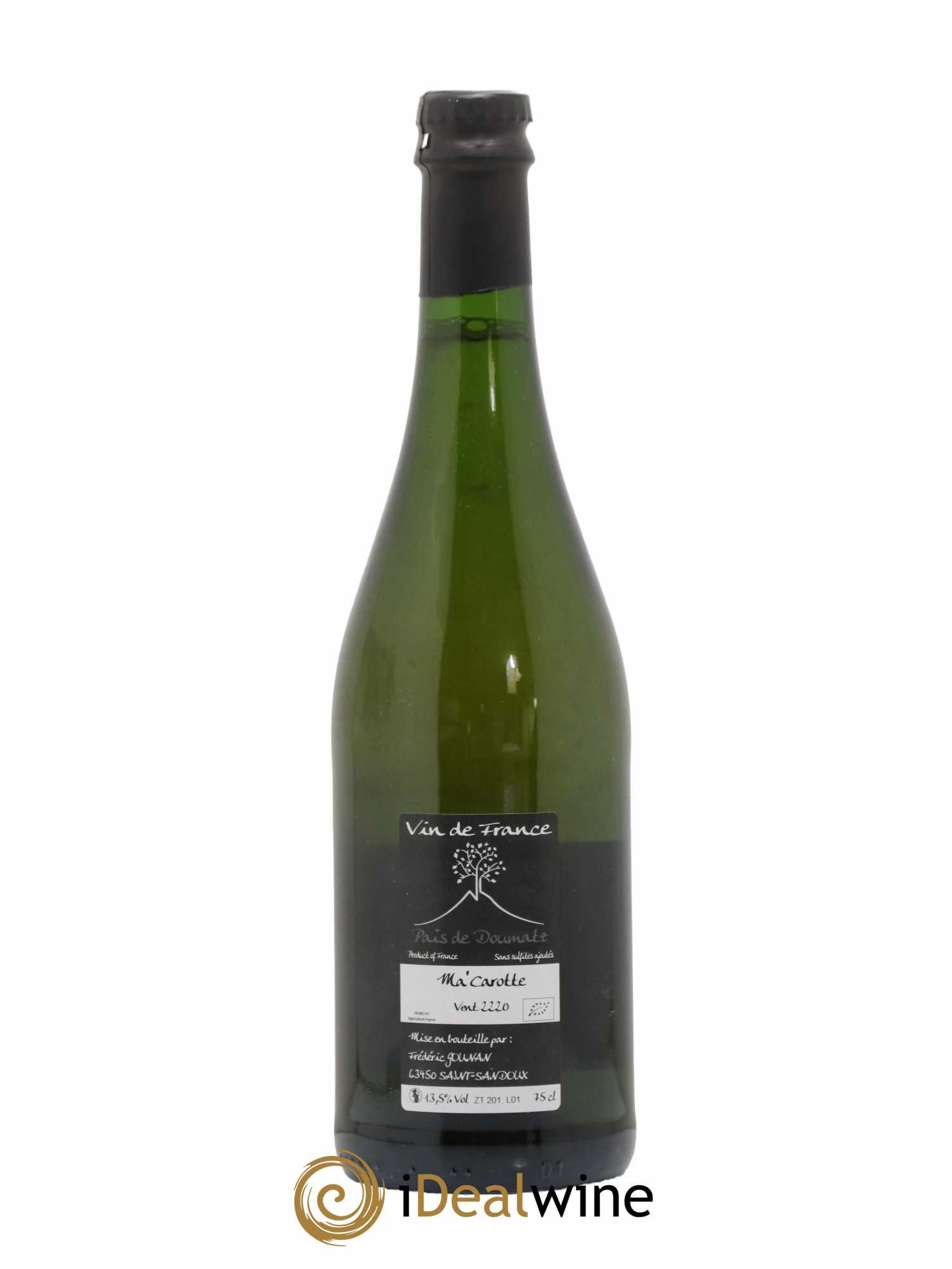 Vin de France Ma Carotte Vignoble de l'Arbre Blanc 2020 - Lot de 1 bouteille - 1