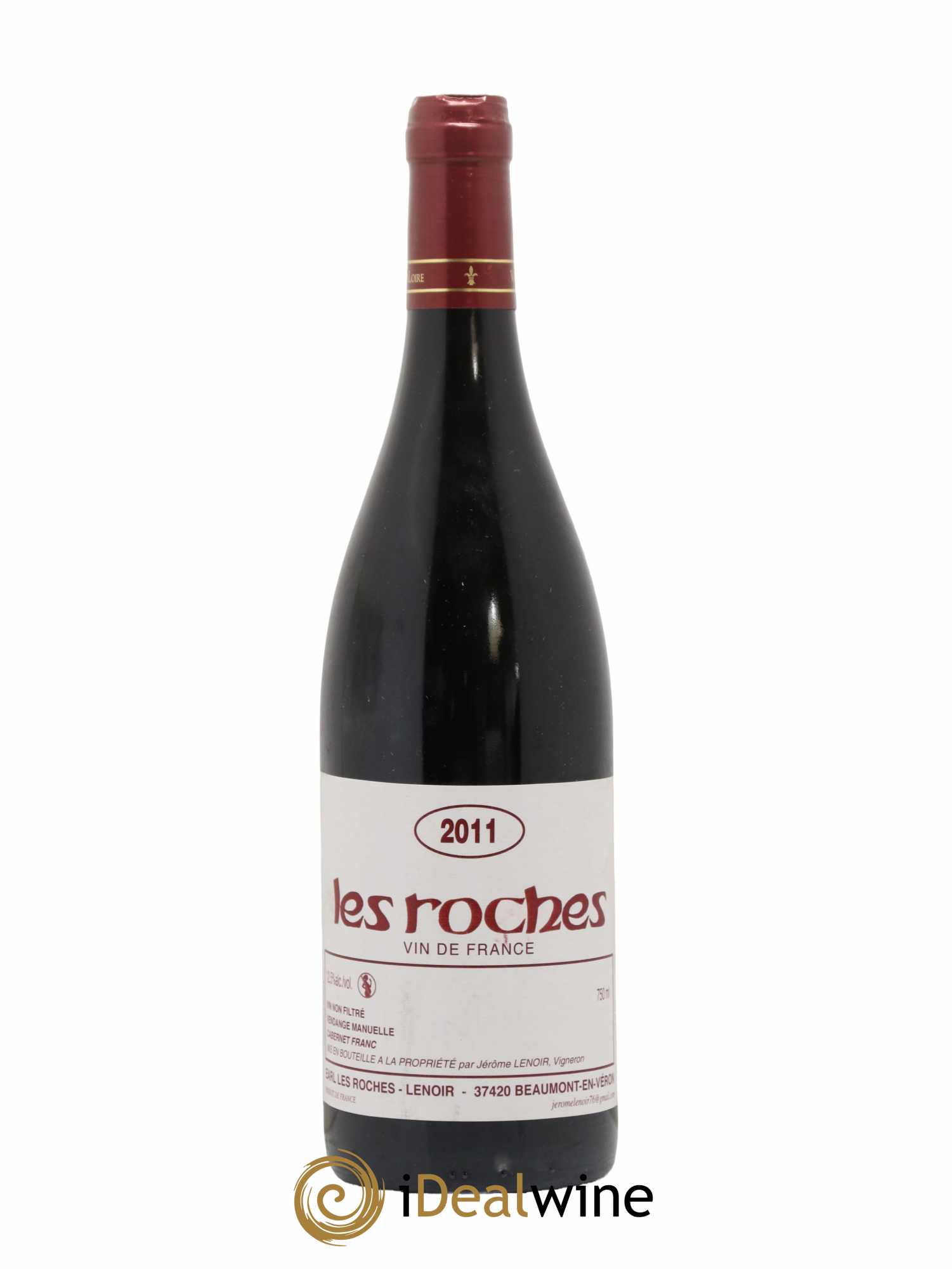 Vin de France Les Roches Lenoir (Domaine) 2011 - Lot de 1 bouteille - 0