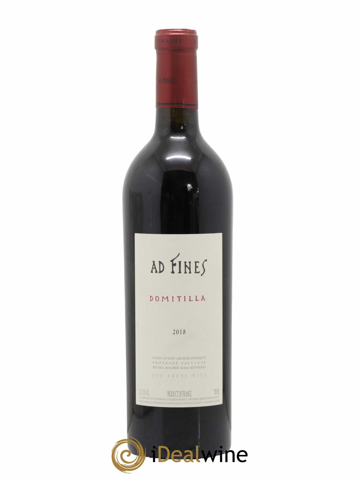 Vaucluse Domitilla Domaine Ad Fines 2018 - Lot de 1 bouteille - 0