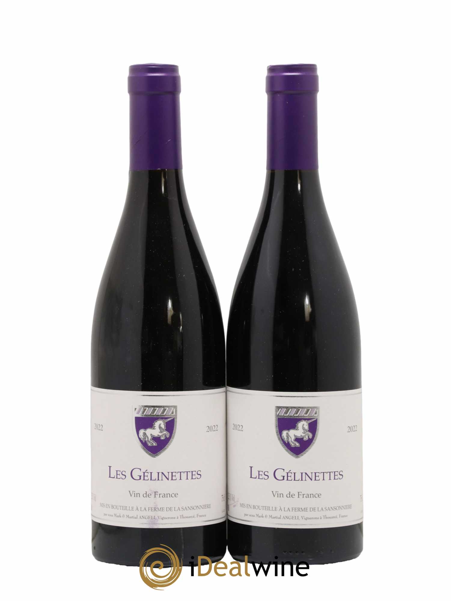 Vin de France Les Gélinettes Mark Angeli (Domaine) - Ferme de la Sansonnière 2022 - Lot de 2 bouteilles - 0