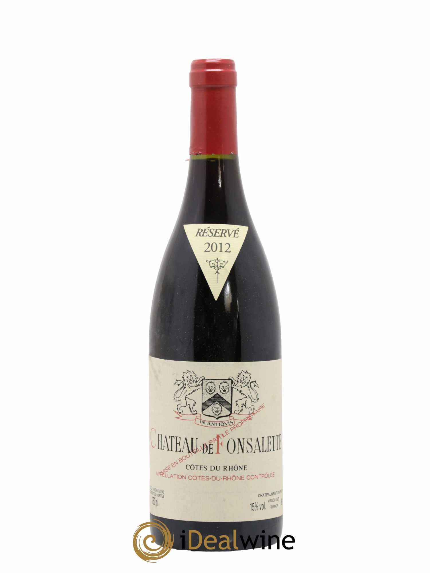 Côtes-du-Rhône Château de Fonsalette Emmanuel Reynaud 2012 - Lot de 1 bouteille - 0