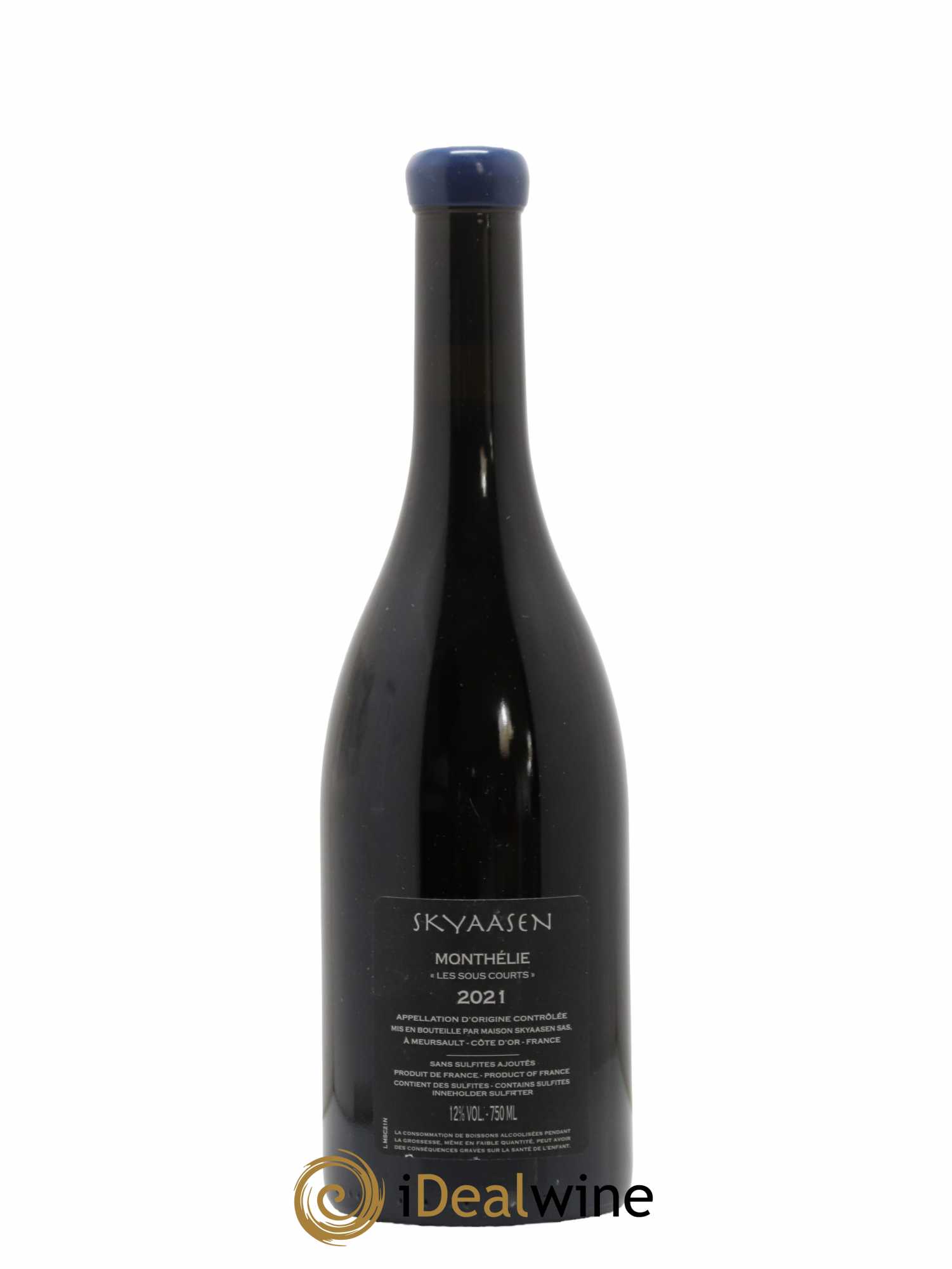 Monthélie Les Sous Courts Maison Skyaasen 2021 - Lot de 1 bouteille - 1