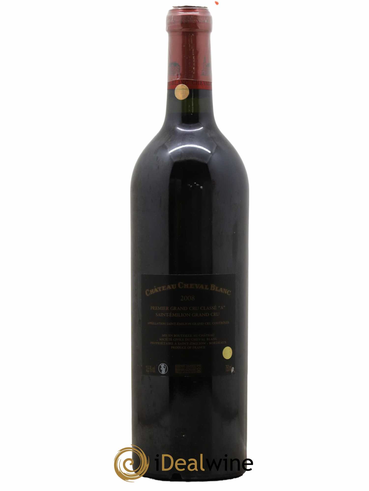 Château Cheval Blanc 1er Grand Cru Classé A 2008 - Lot de 1 bouteille - 1