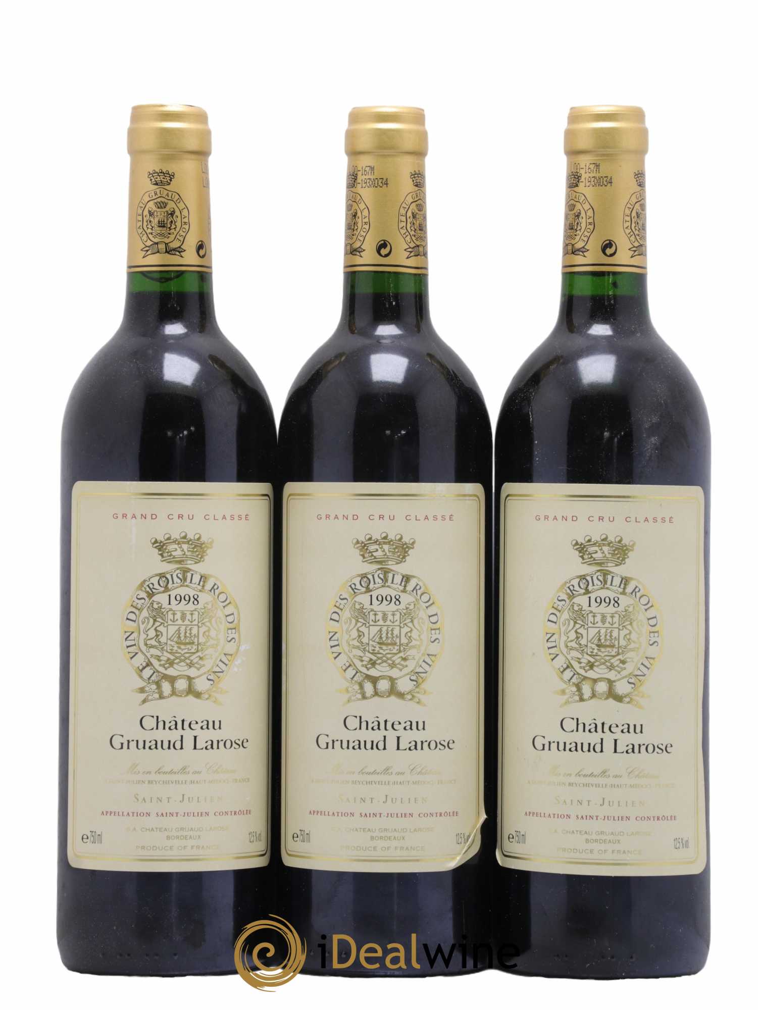 Château Gruaud Larose 2ème Grand Cru Classé 1998 - Lot de 12 bouteilles - 2