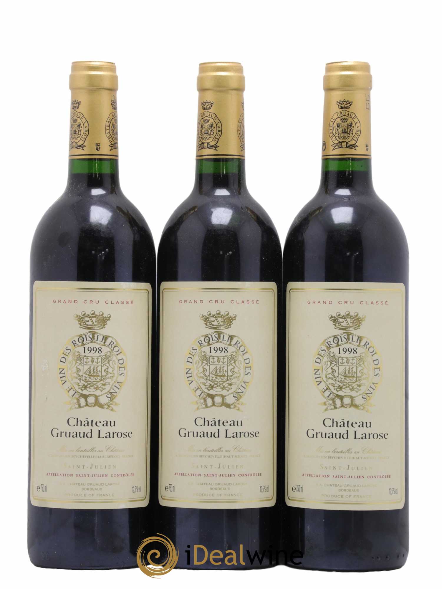 Château Gruaud Larose 2ème Grand Cru Classé 1998 - Lot de 12 bouteilles - 4