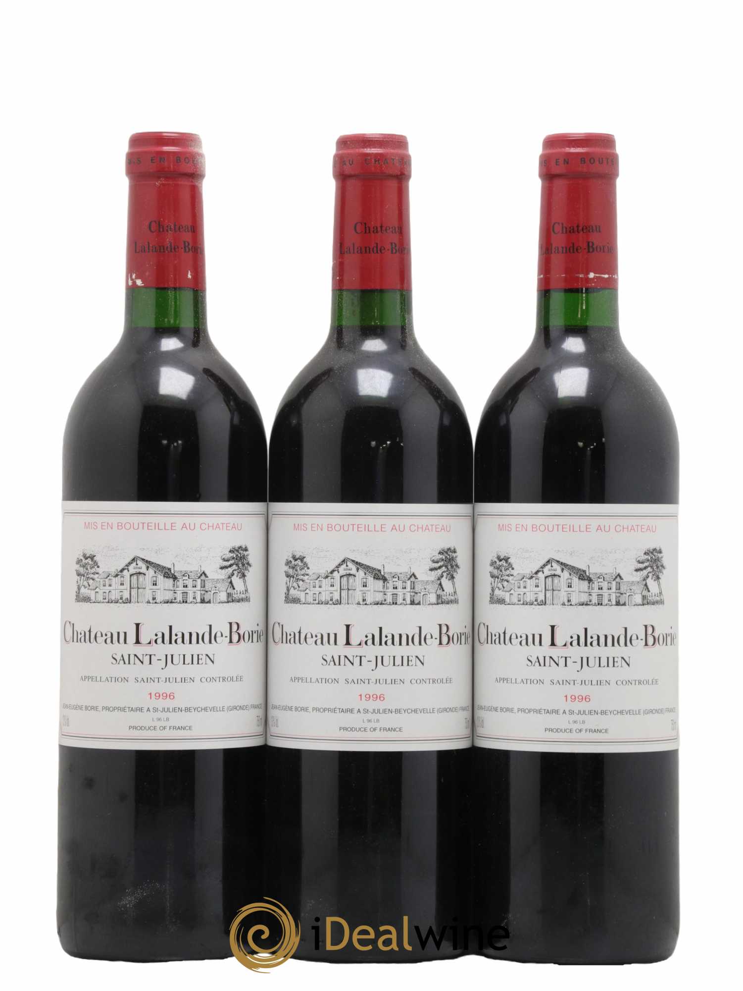 Château Lalande Borie 1996 - Lot de 12 bouteilles - 1