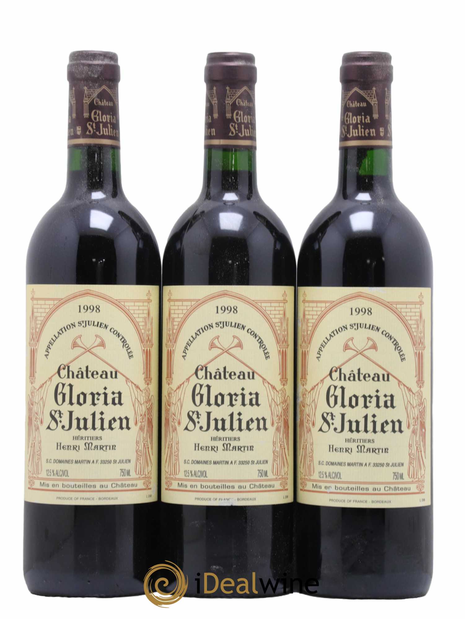 Château Gloria 1998 - Lot de 12 bouteilles - 1