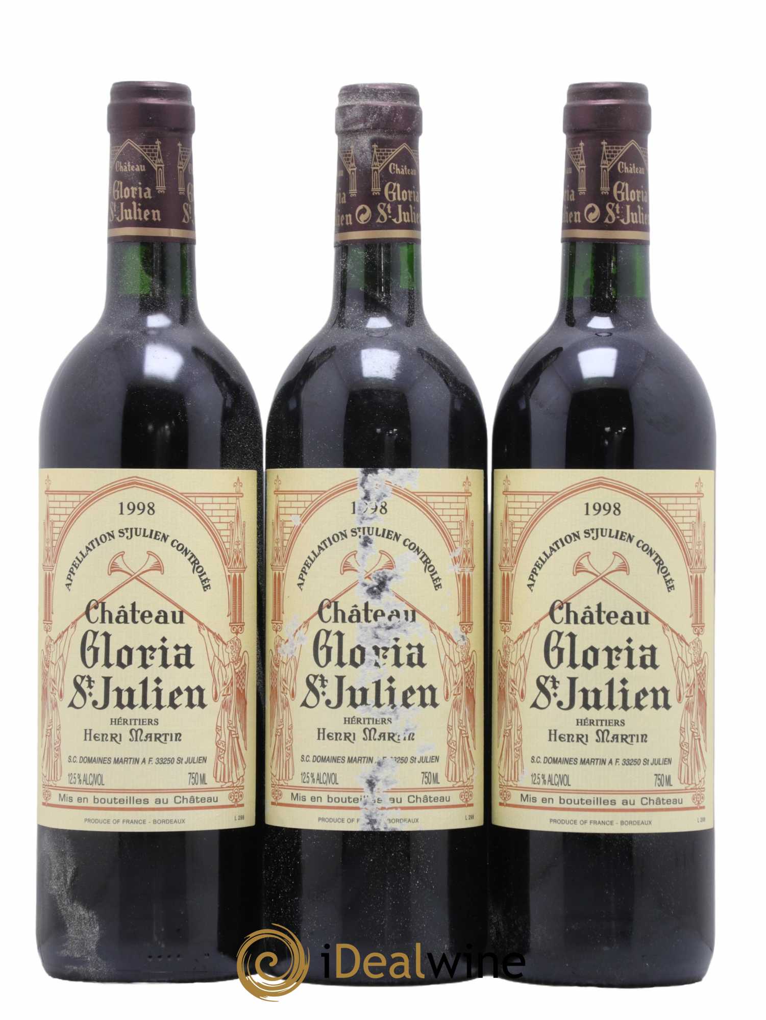 Château Gloria 1998 - Lot de 12 bouteilles - 4