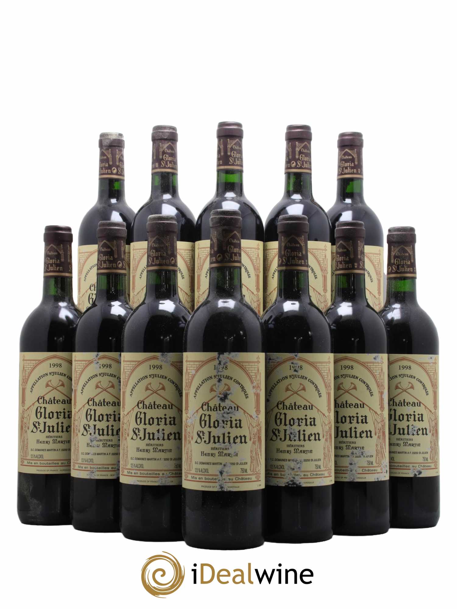 Château Gloria 1998 - Lot de 12 bouteilles - 0