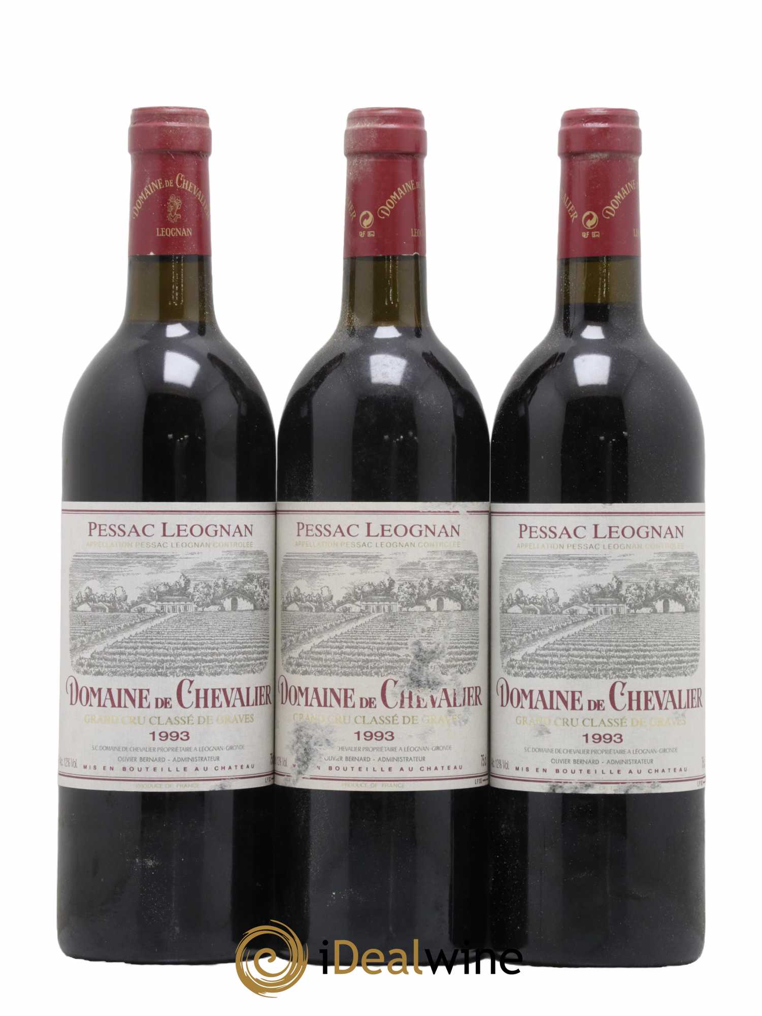 Domaine de Chevalier Cru Classé de Graves 1993 - Lot de 12 bouteilles - 1