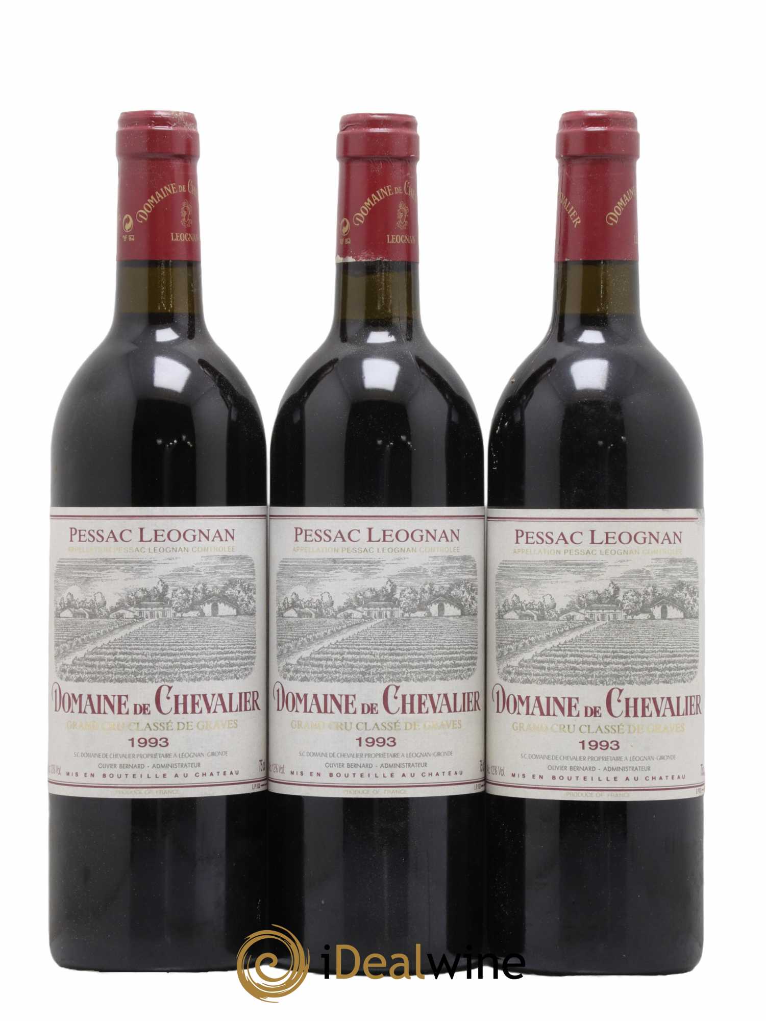 Domaine de Chevalier Cru Classé de Graves 1993 - Lot de 12 bouteilles - 2