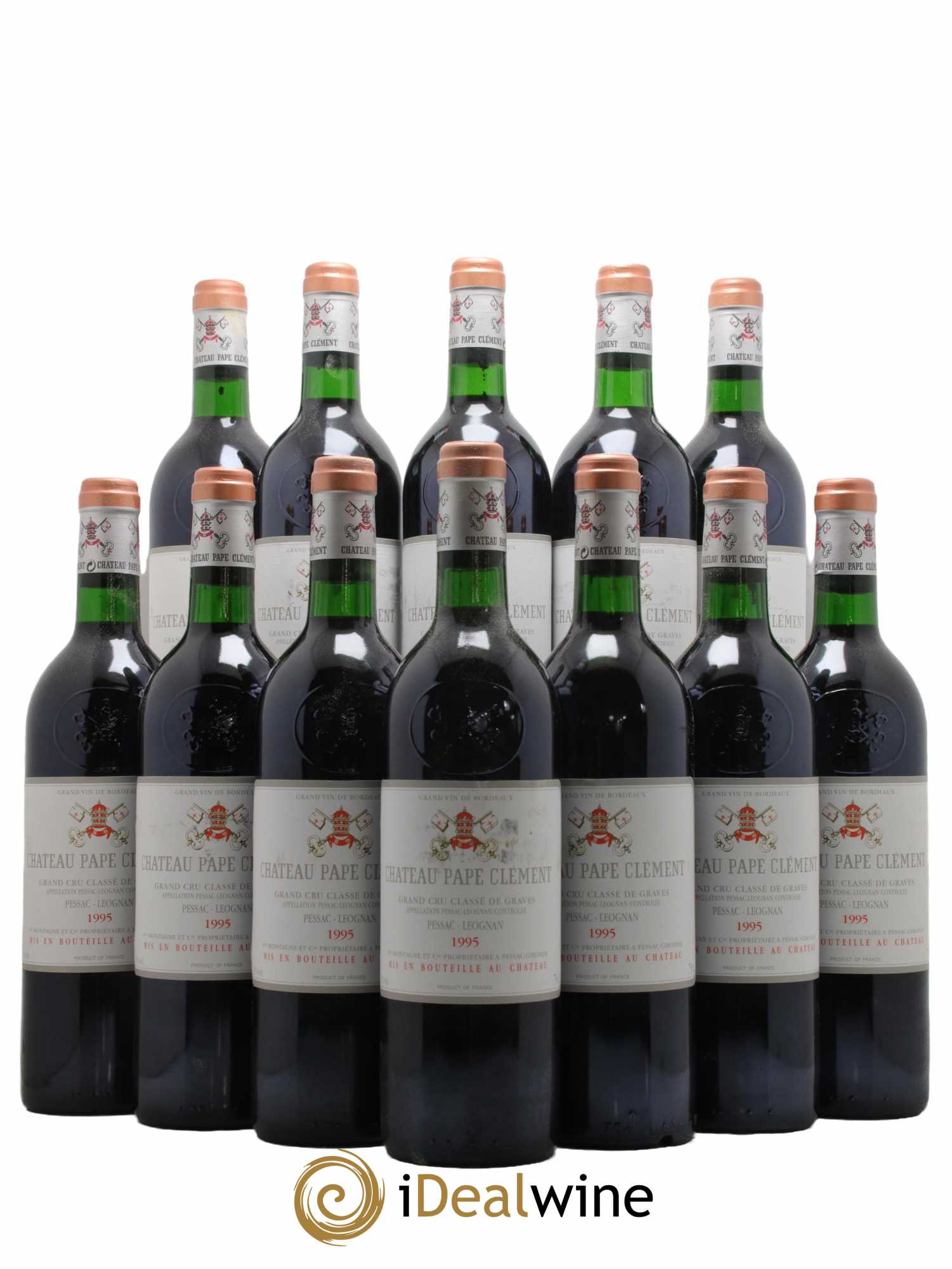 Château Pape Clément Cru Classé de Graves 1995 - Lot de 12 bouteilles - 0