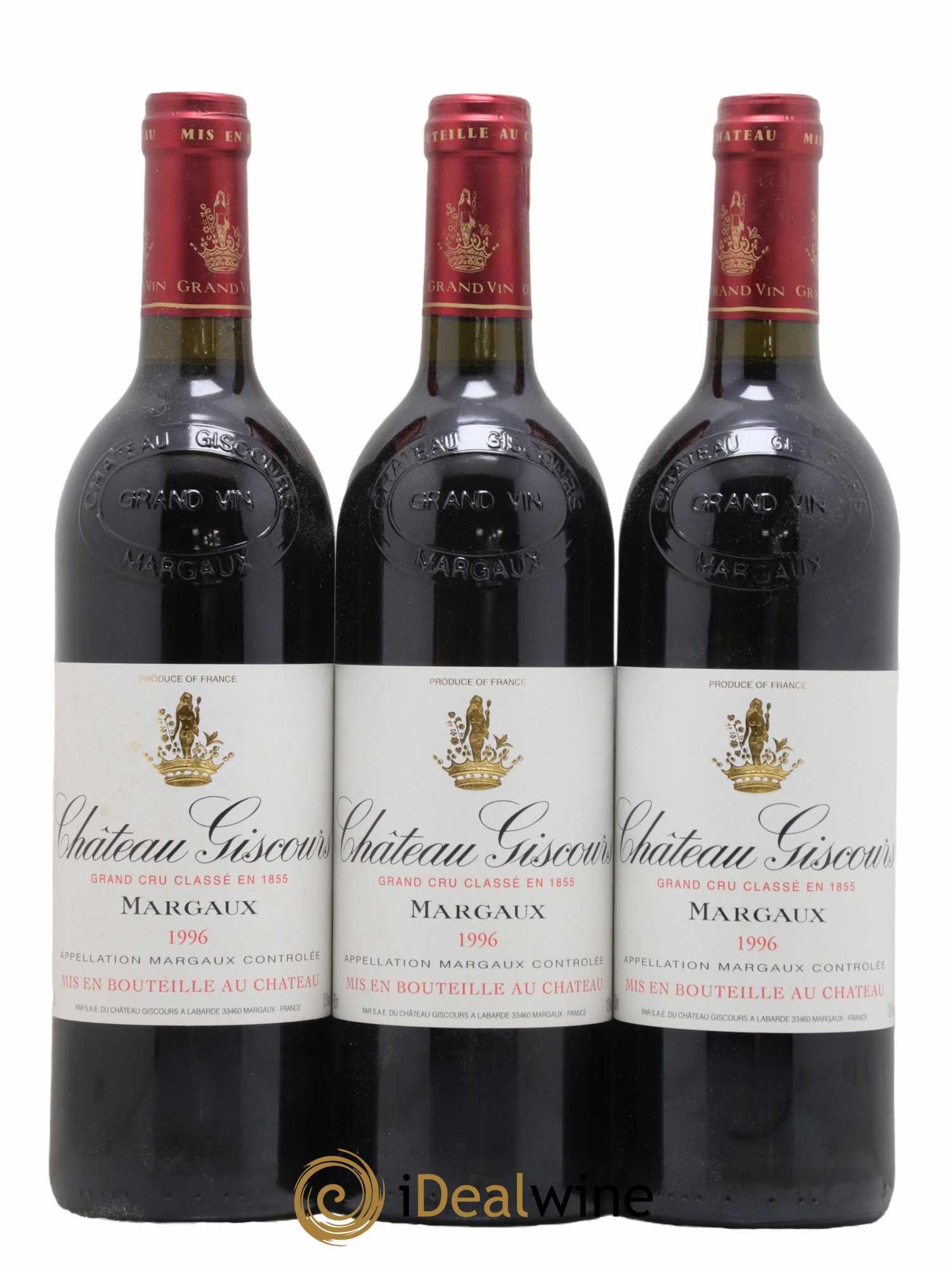 Château Giscours 3ème Grand Cru Classé 1996 - Lot de 6 bouteilles - 1