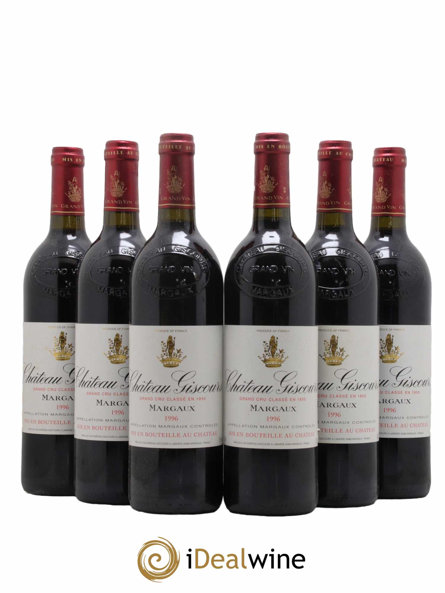 Château Giscours 3ème Grand Cru Classé 1996 - Lot de 6 bouteilles - 0
