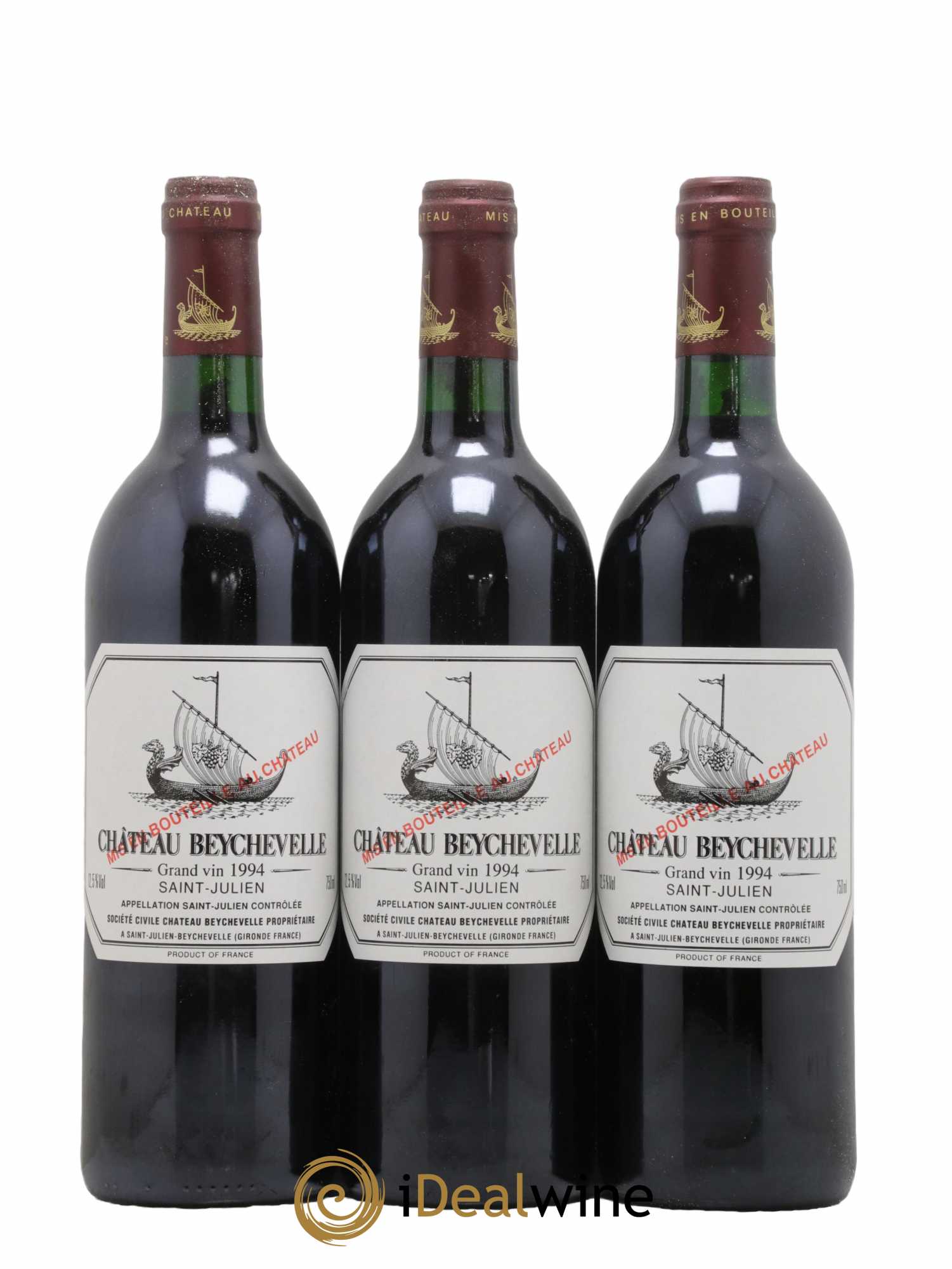 Château Beychevelle 4ème Grand Cru Classé 1994 - Lot de 12 bouteilles - 1