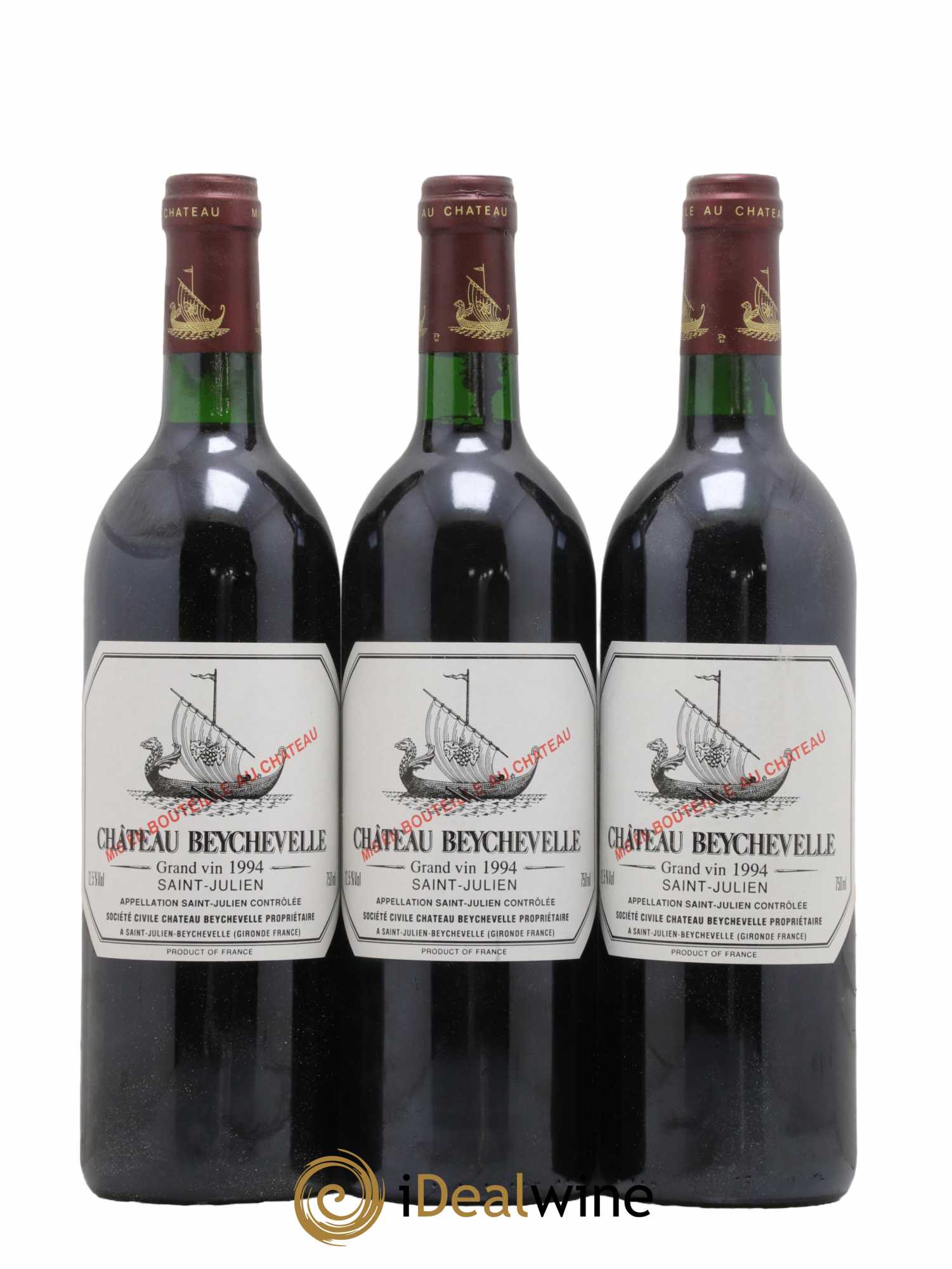 Château Beychevelle 4ème Grand Cru Classé 1994 - Lot de 12 bouteilles - 3
