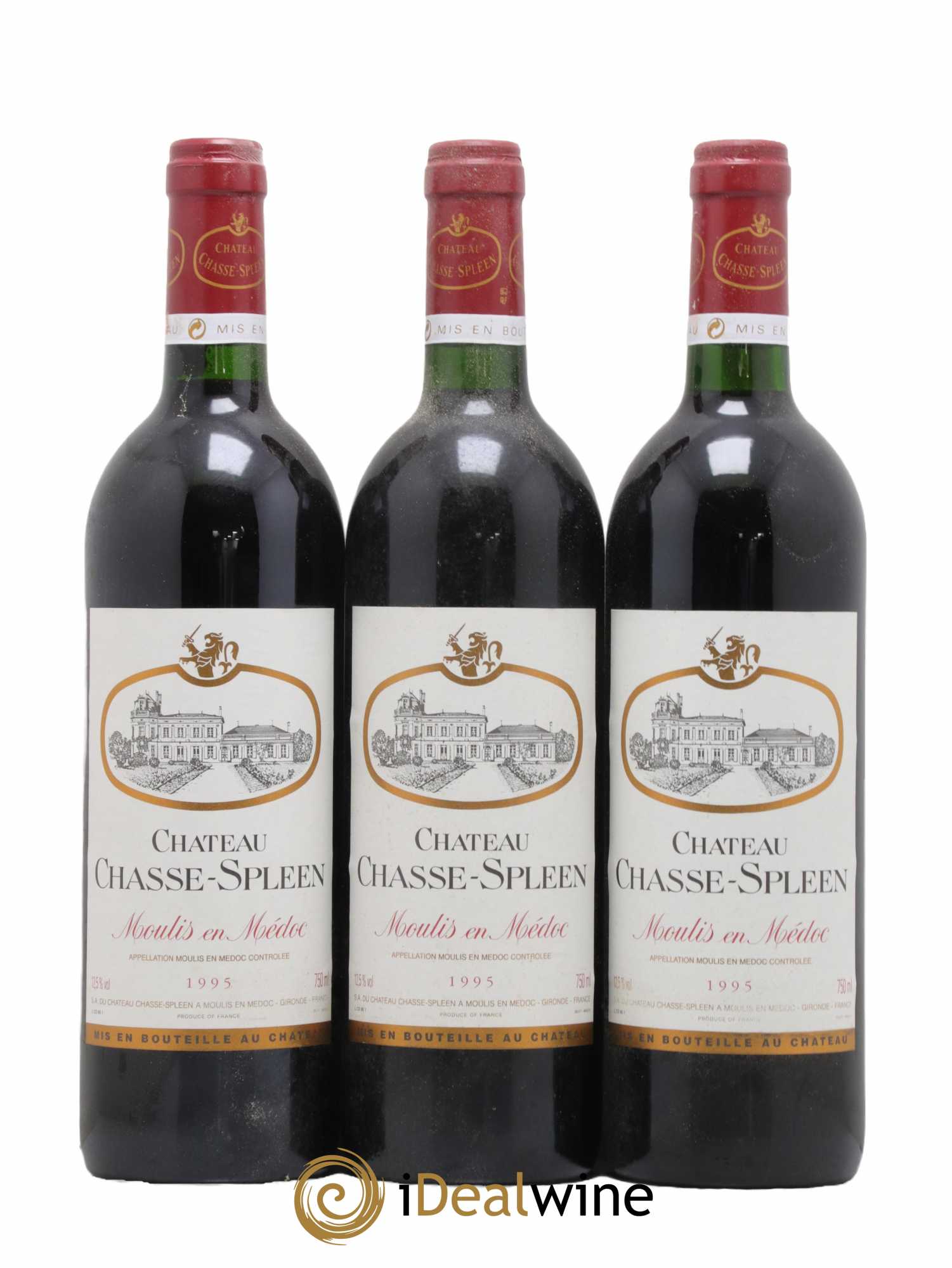 Château Chasse Spleen  1995 - Lot de 12 bouteilles - 2