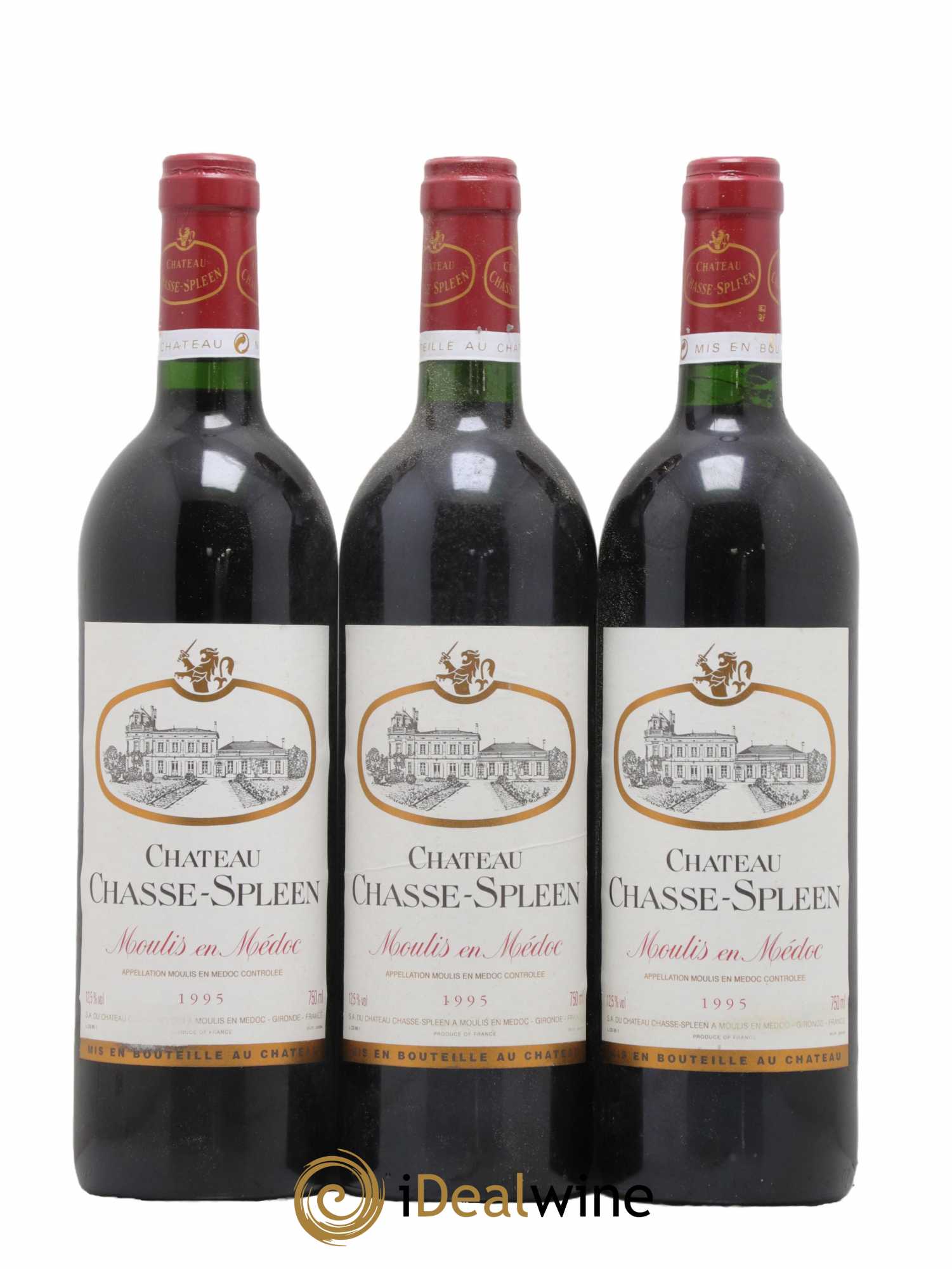 Château Chasse Spleen  1995 - Lot de 12 bouteilles - 3