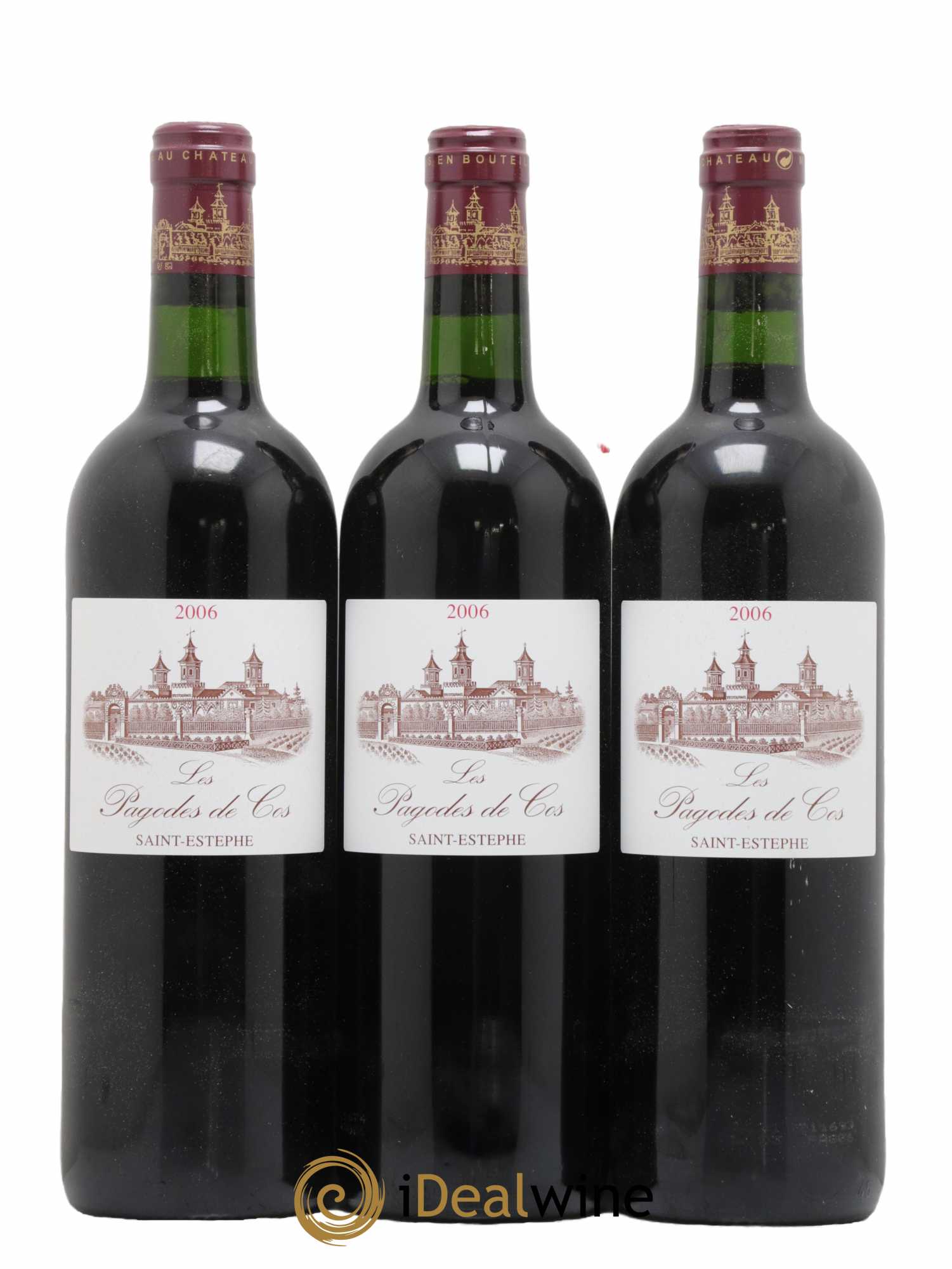 Les Pagodes de Cos Second Vin 2006 - Posten von 12 Flaschen - 2