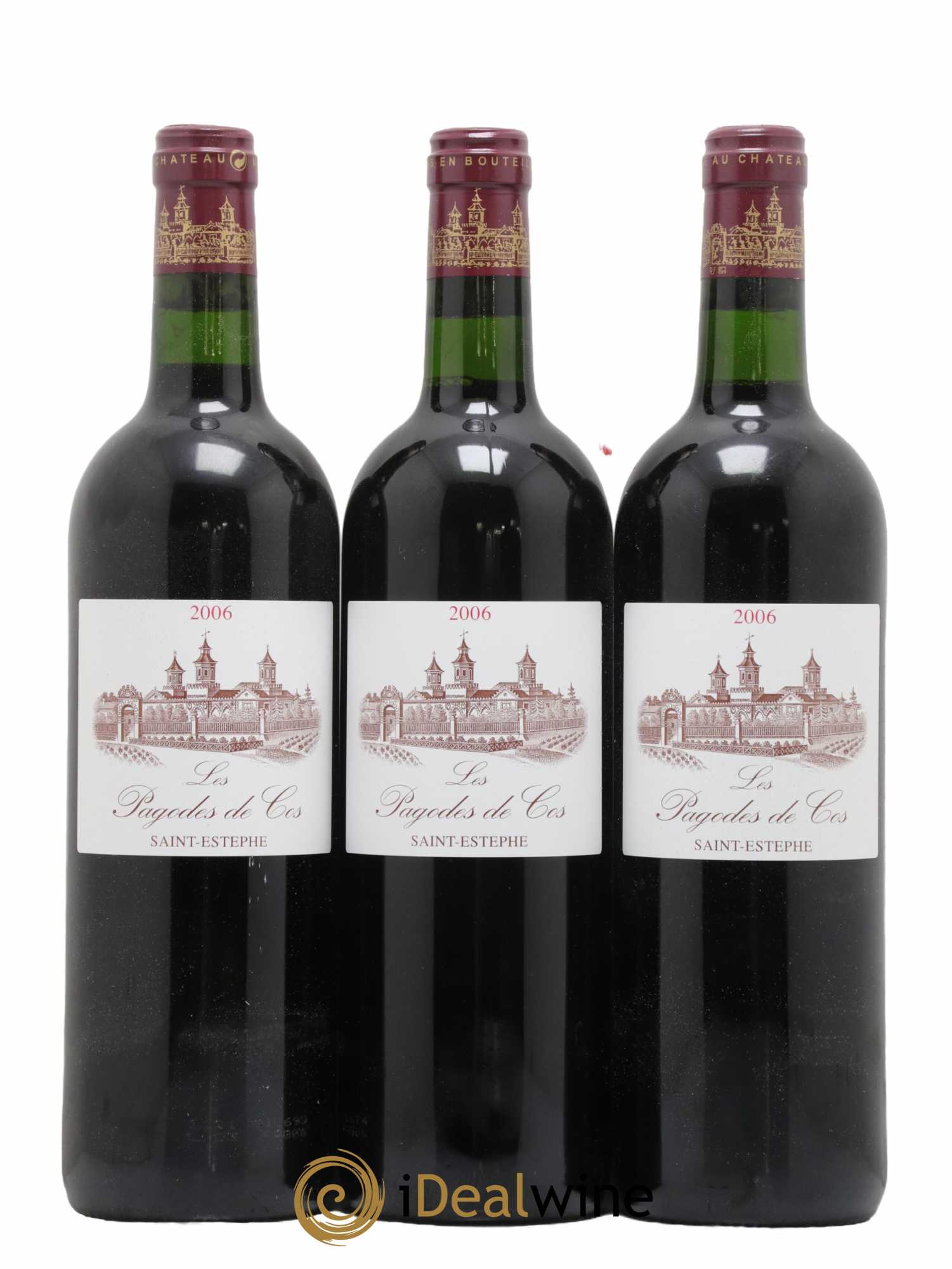 Les Pagodes de Cos Second Vin 2006 - Posten von 12 Flaschen - 3