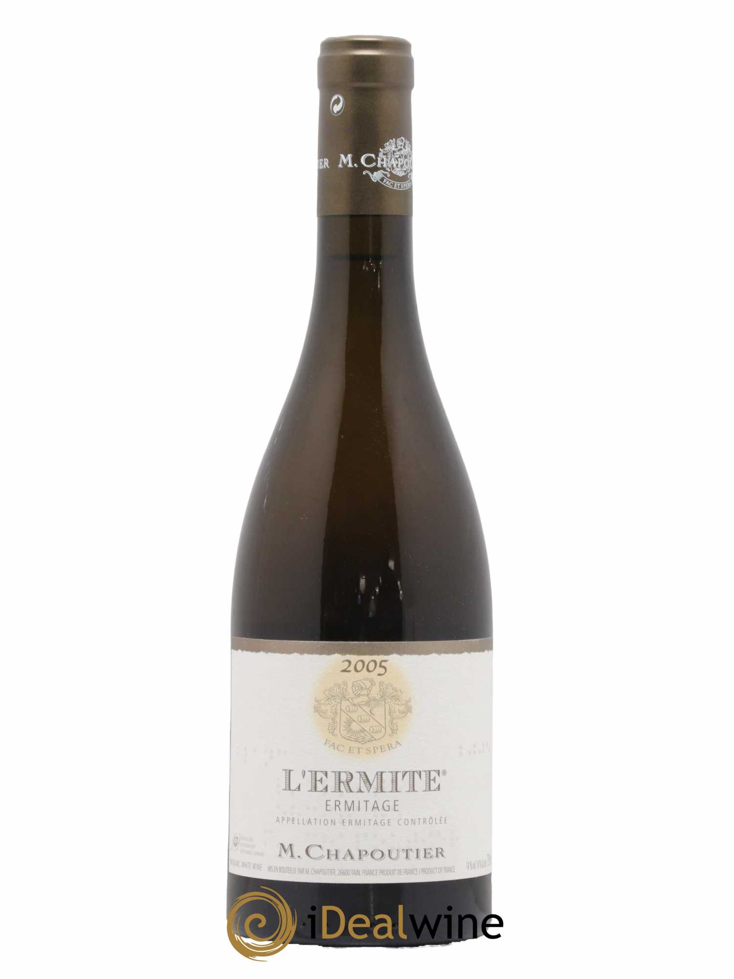 Hermitage Ermitage l'Ermite Chapoutier 2005 - Lot de 1 bouteille - 0
