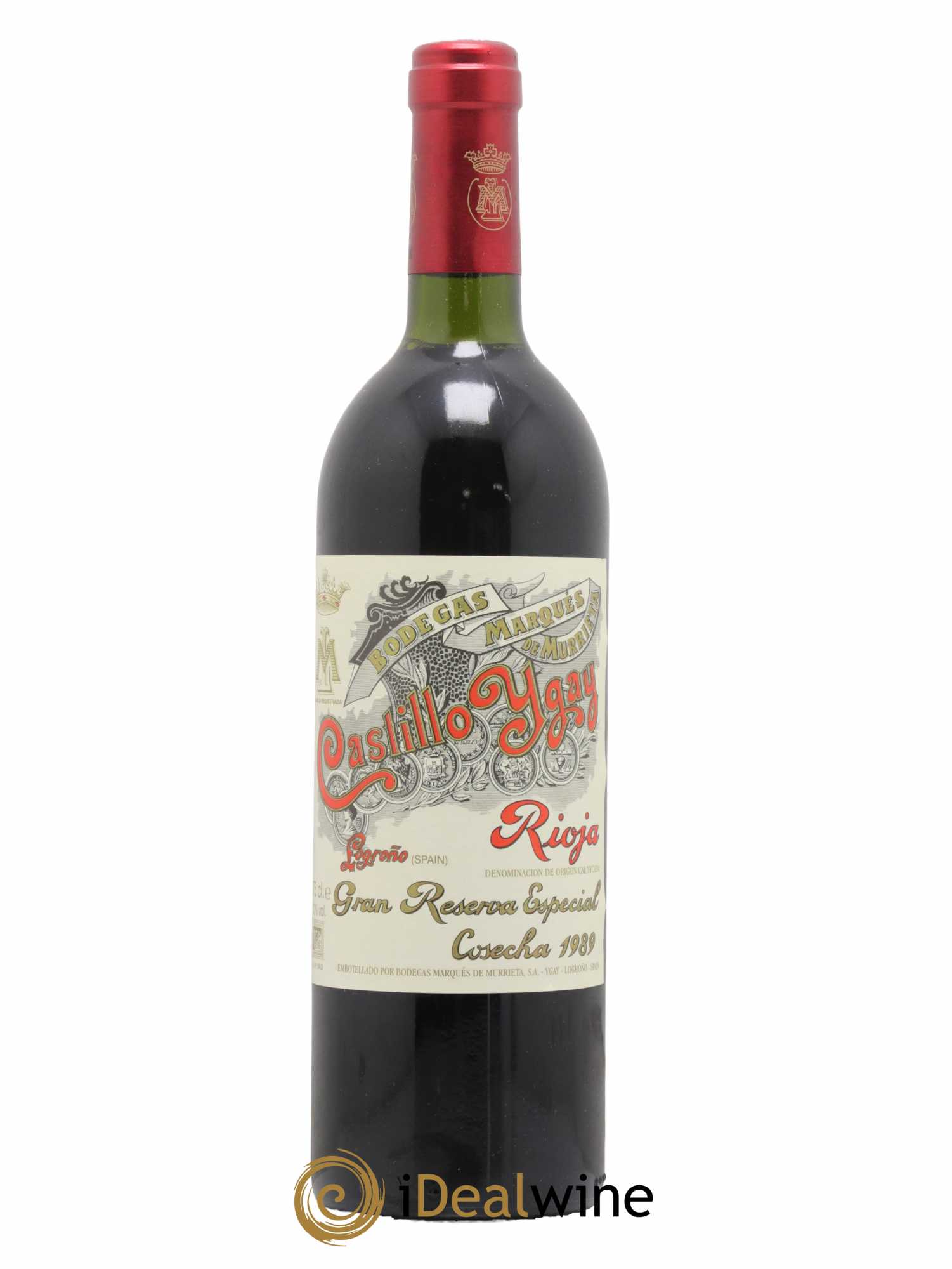 Rioja DOCA Castillo Ygay Reserva Especial Marqués de Murrieta 1989 - Lot de 1 bouteille - 0