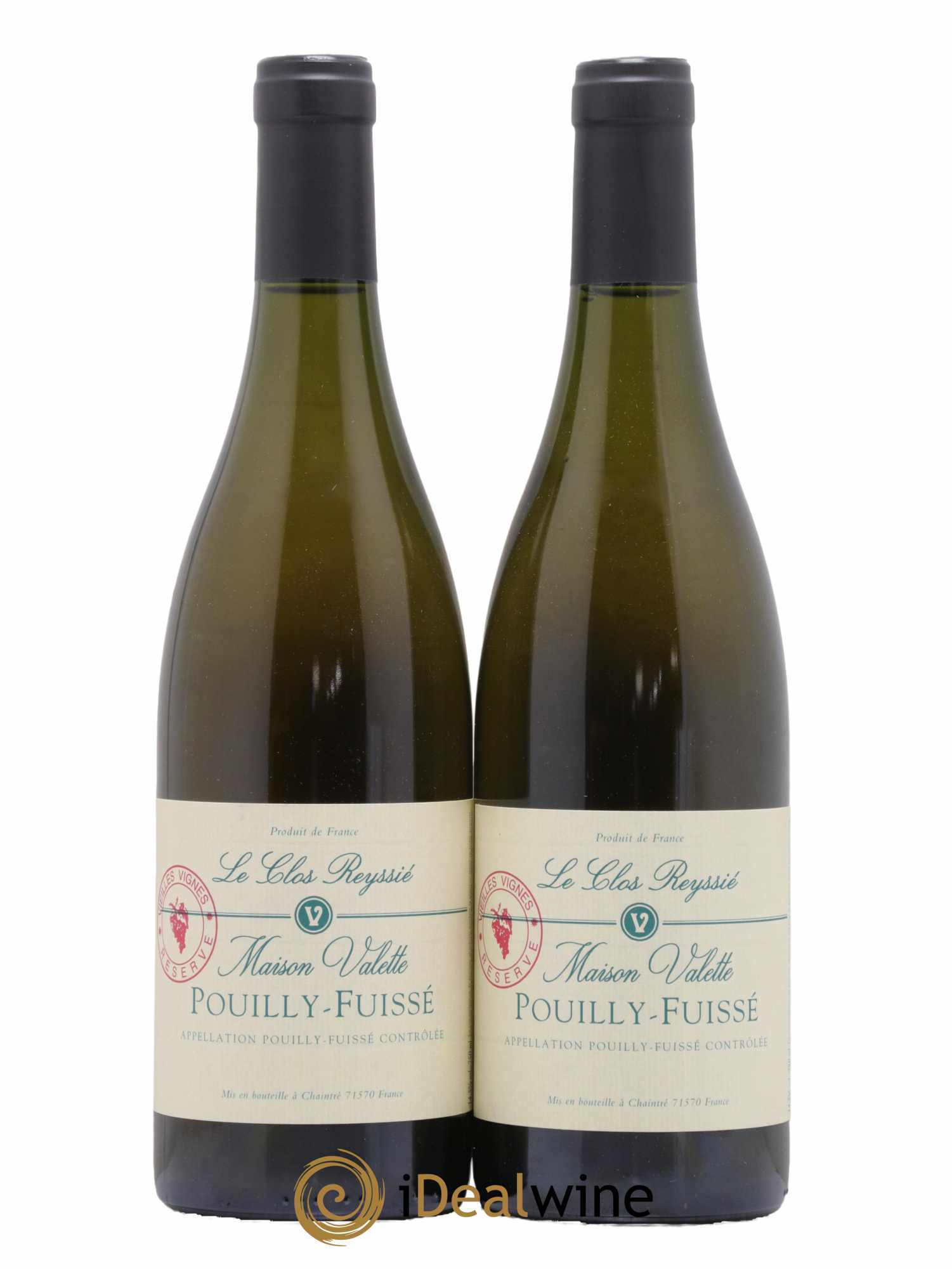 Pouilly-Fuissé Clos Reyssié Valette (Domaine) Vieilles Vignes Réserve - Lot de 2 bouteilles - 0