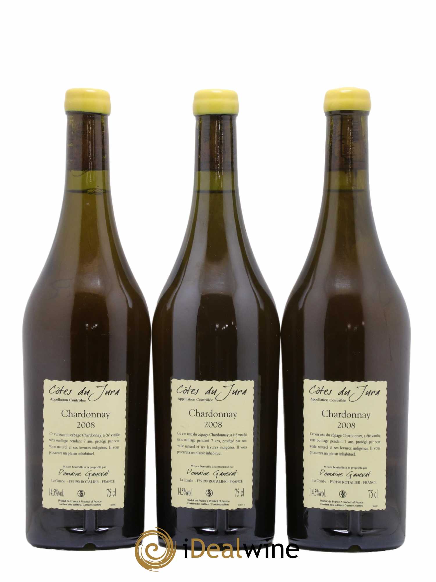 Côtes du Jura Cuvée du Pépé Jean-François Ganevat (Domaine) 2008 - Lot de 3 bouteilles - 1