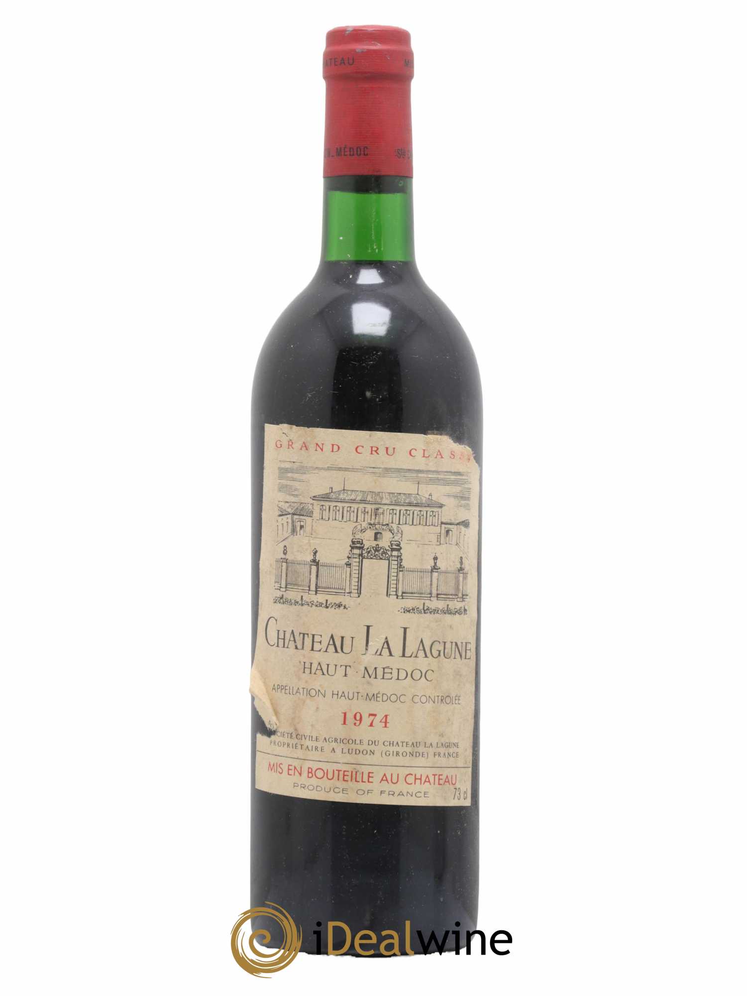 Château la Lagune 3ème Grand Cru Classé 1974 - Lot de 1 bouteille - 0