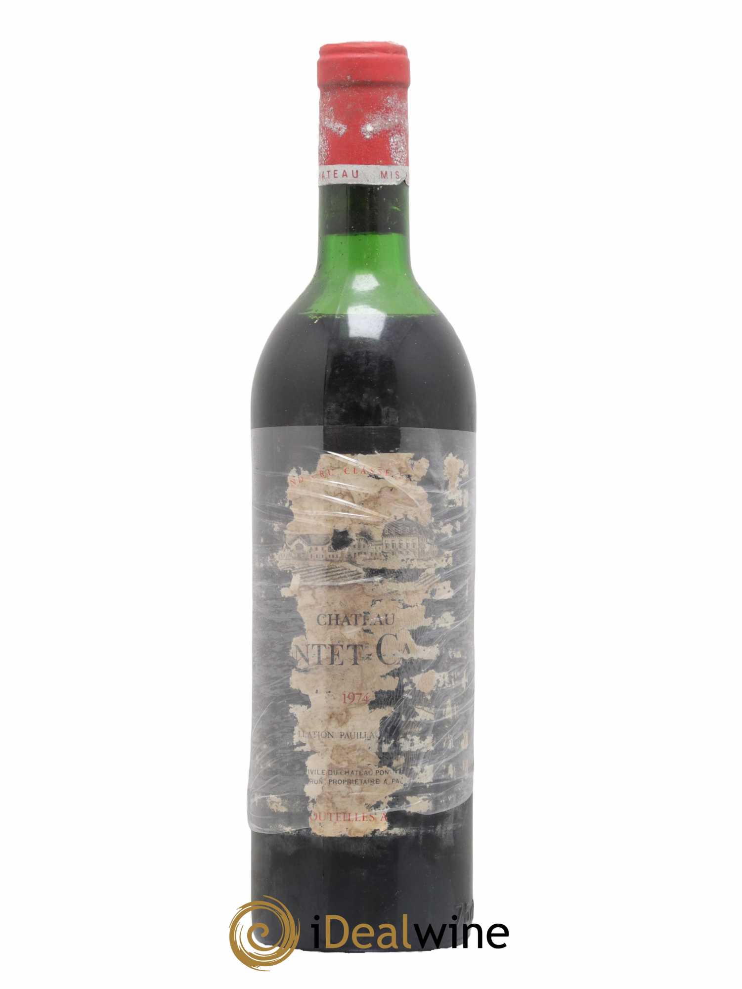 Château Pontet Canet 5ème Grand Cru Classé 1974 - Lot de 1 bouteille - 0