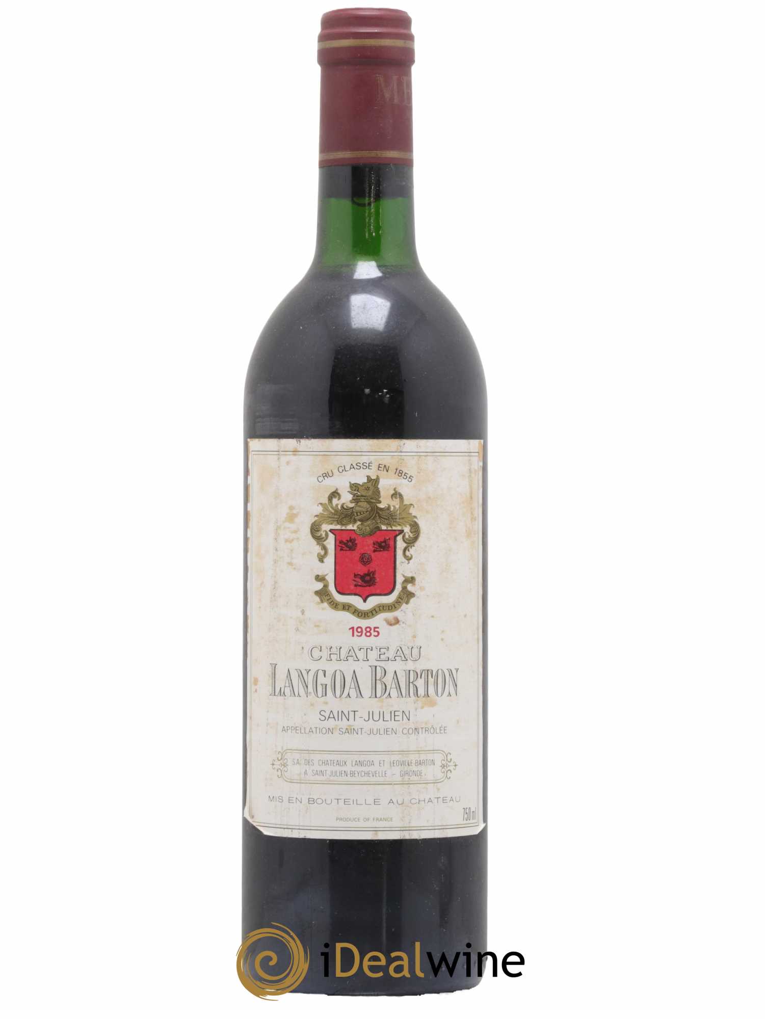 Château Langoa Barton 3ème Grand Cru Classé 1985 - Lot de 1 bouteille - 0