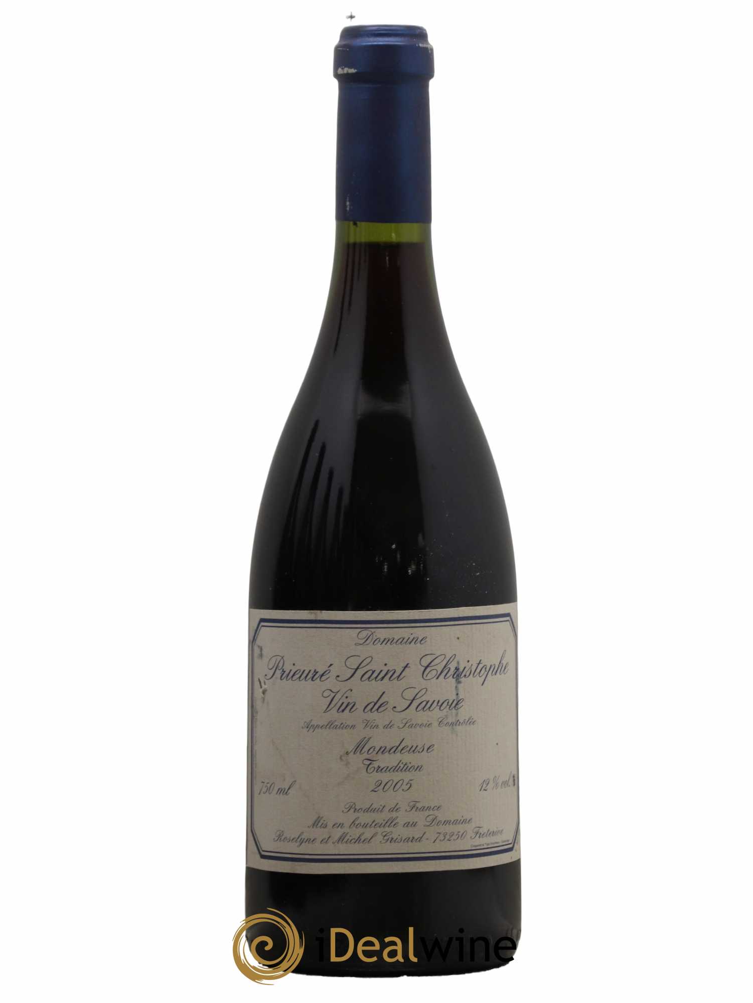 Vin des Allobroges Mondeuse Tradition Prieuré Saint Christophe (Domaine) 2005 - Lot de 1 bouteille - 0