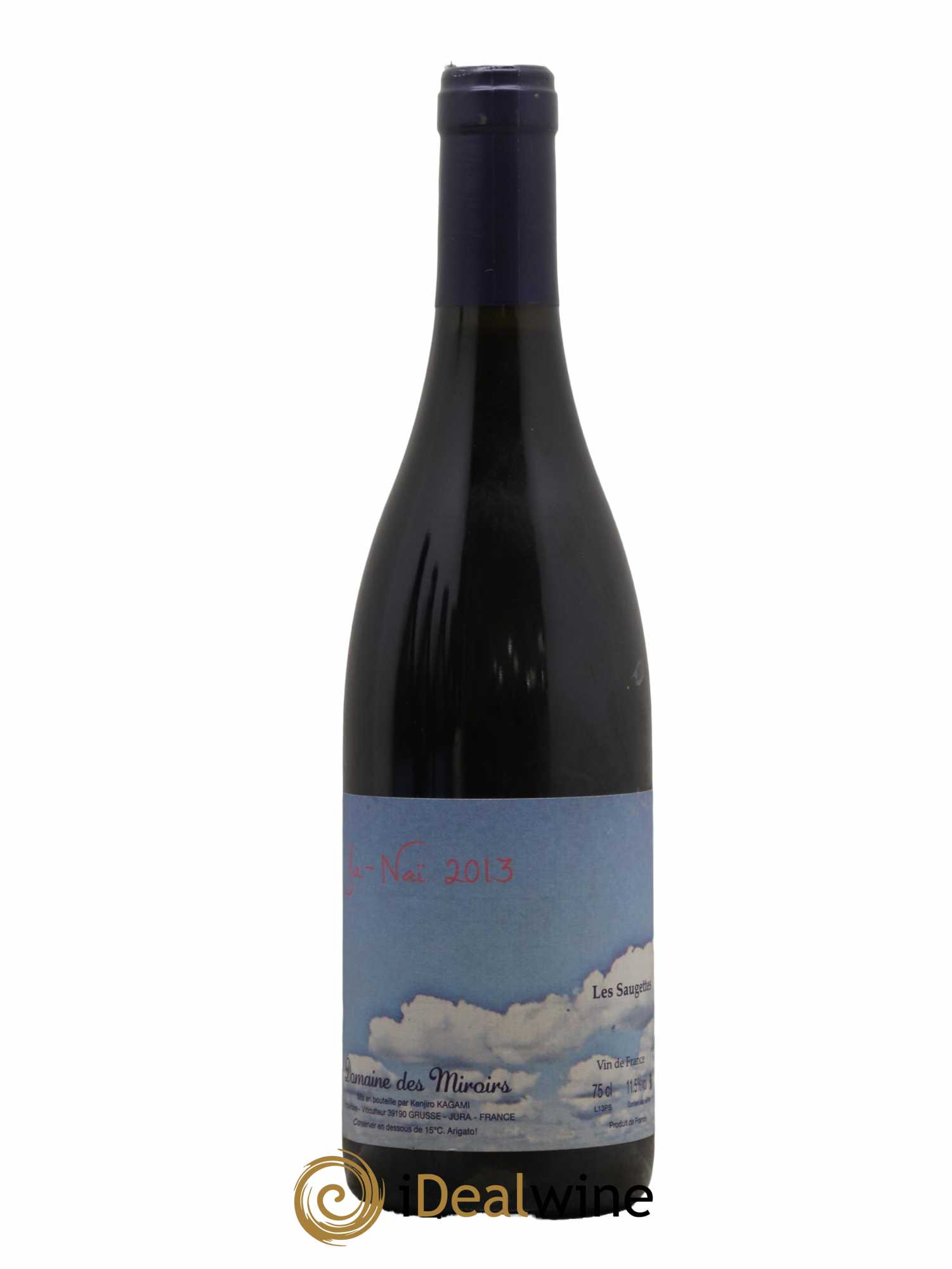 Vin de France Ja Nai Les Saugettes Kenjiro Kagami - Domaine des Miroirs 2013 - Lot de 1 bouteille - 0