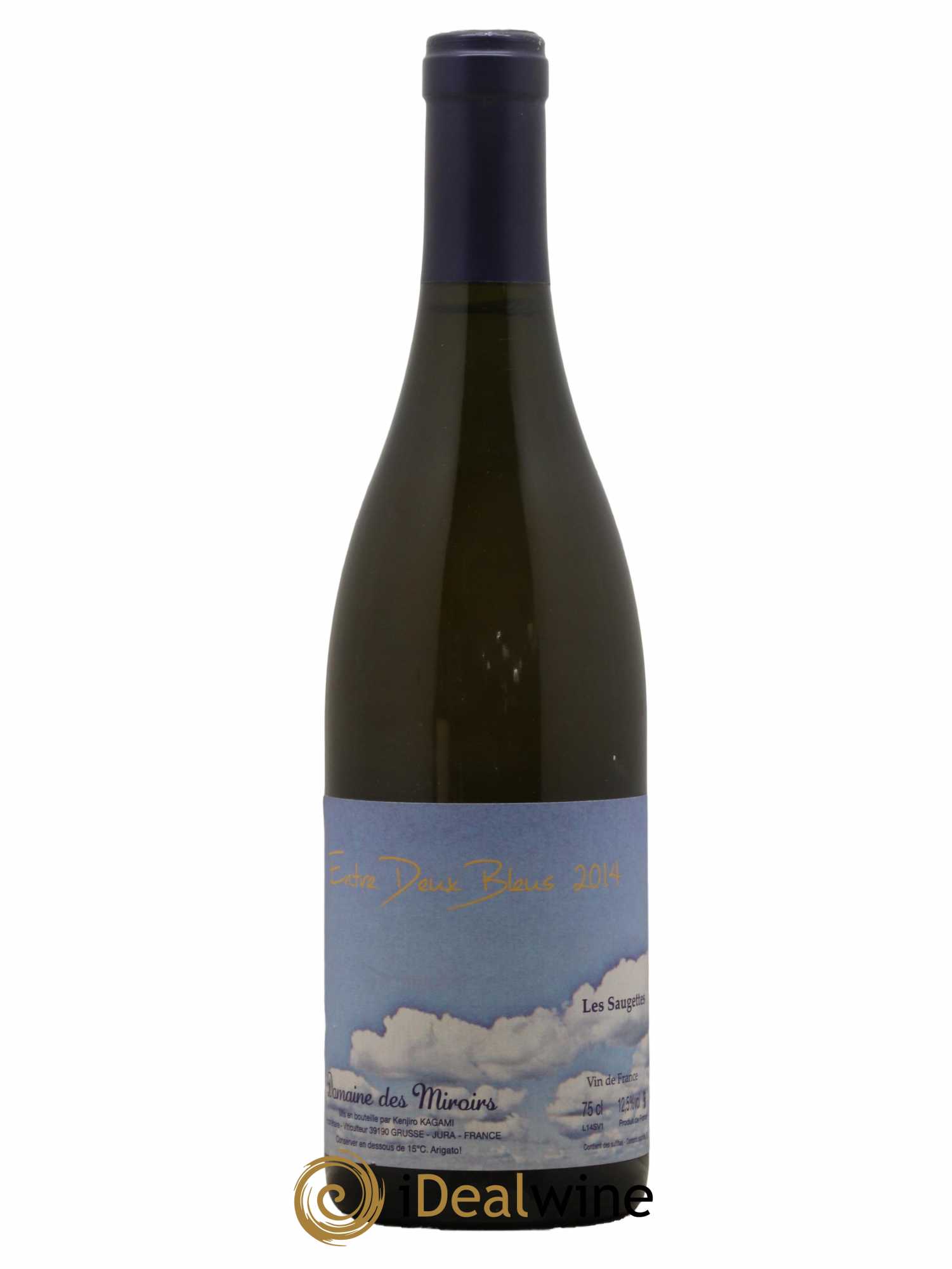 Vin de France Entre Deux Bleus Les saugettes Kenjiro Kagami - Domaine des Miroirs 2014 - Lot de 1 bouteille - 0