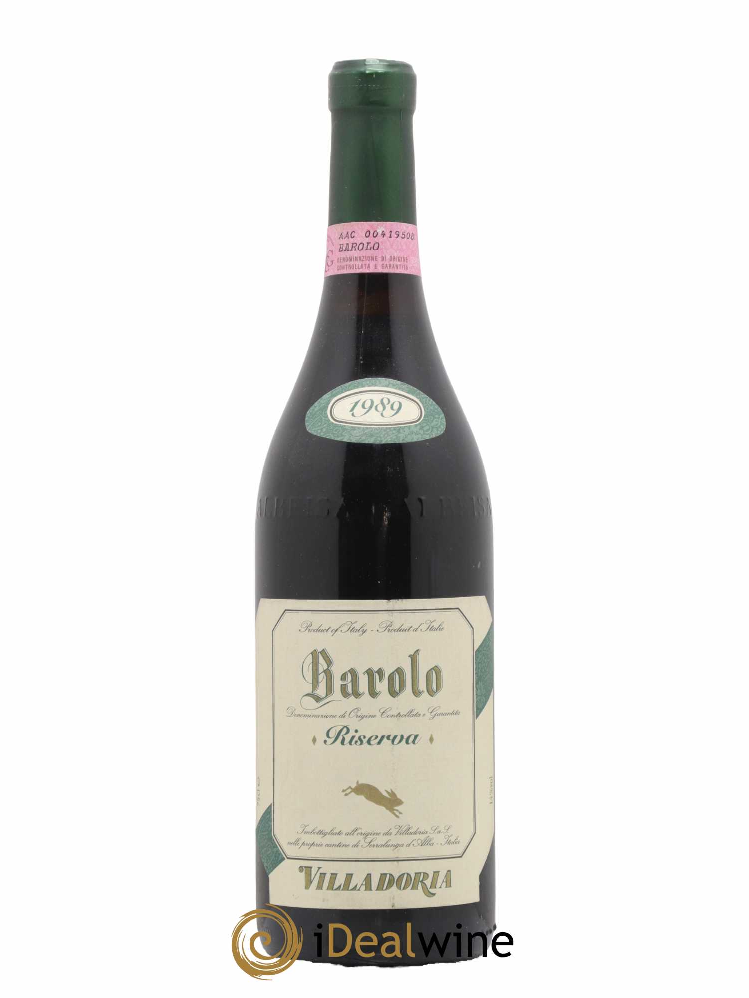 Barolo Riserva Villadoria 1989 - Lot de 1 bouteille - 0