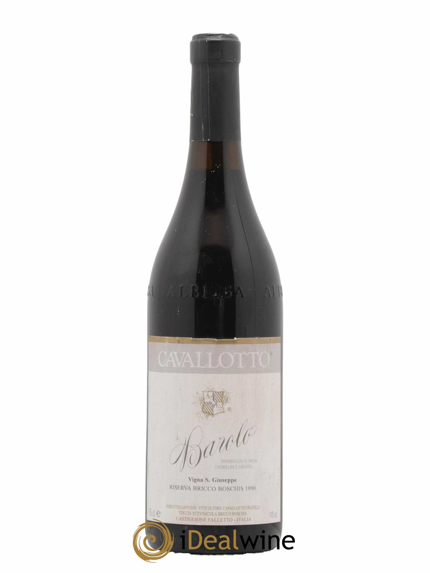 Barolo DOCG Riserva Bricco Boschis Vigna San Giuseppe Cavallotto Riserva 1990 - Posten von 1 Flasche - 0