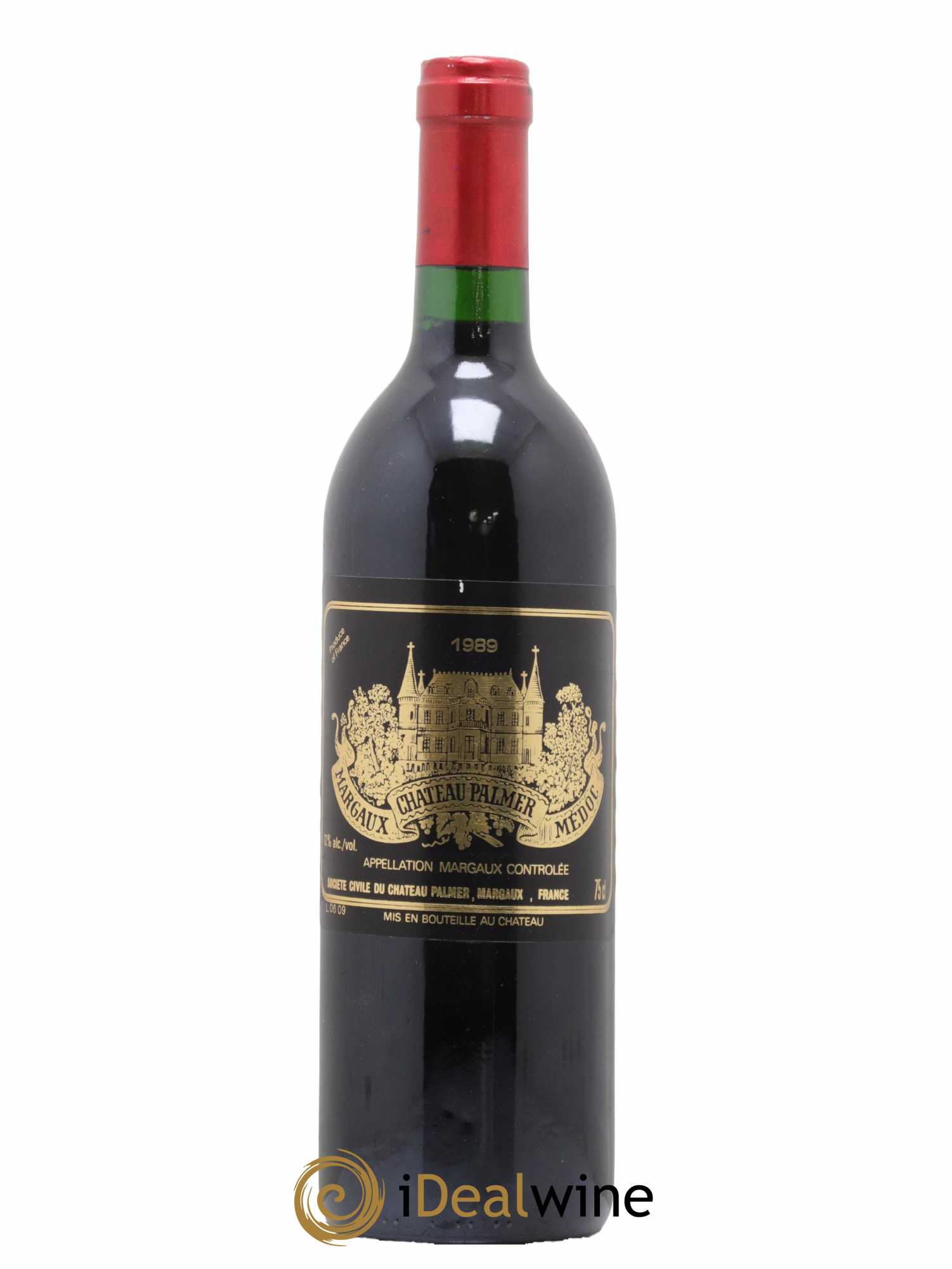 Château Palmer 3ème Grand Cru Classé 1989 - Lot de 1 bouteille - 0
