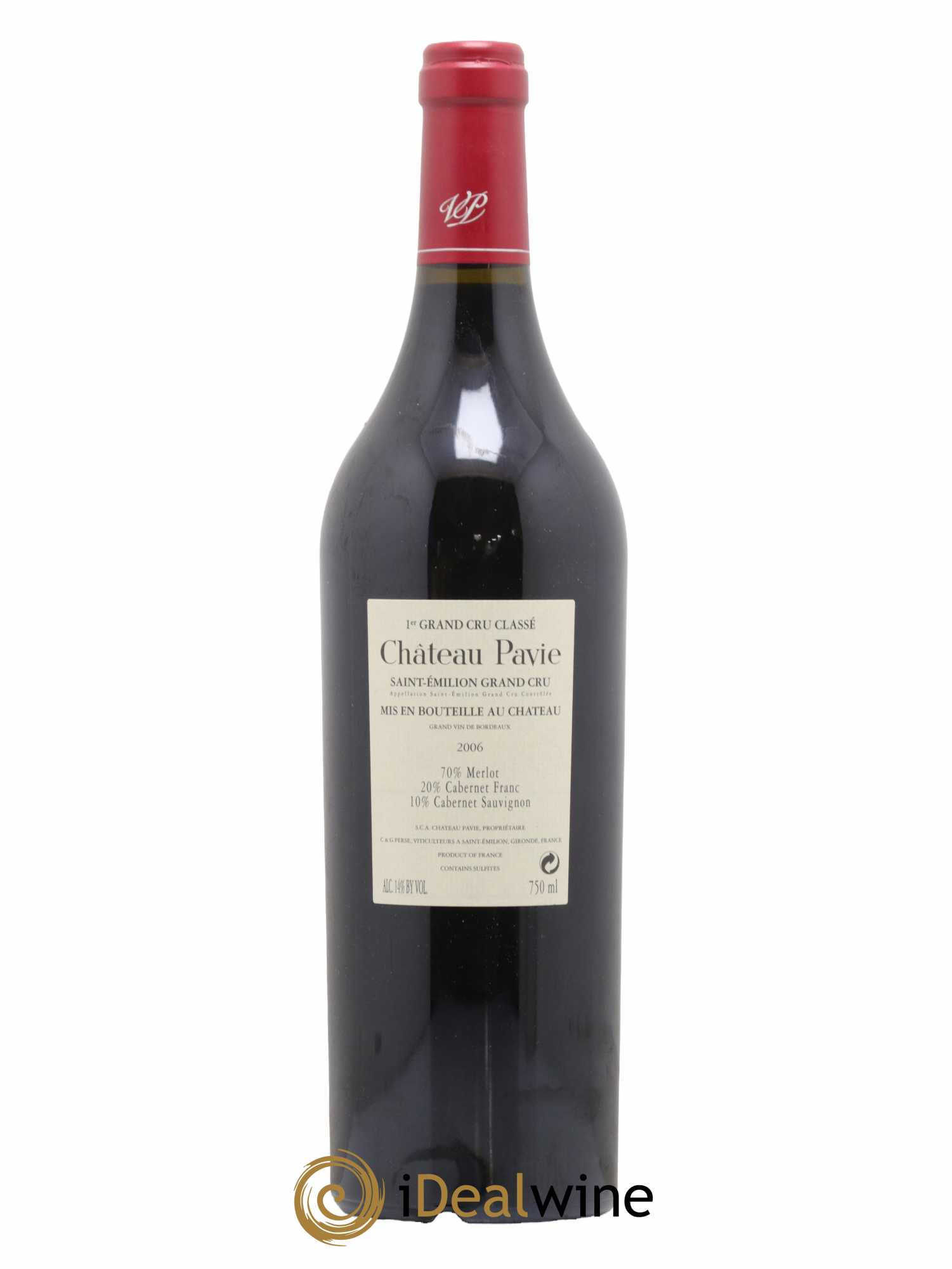 Château Pavie 1er Grand Cru Classé A 2006 - Lot de 1 bouteille - 1