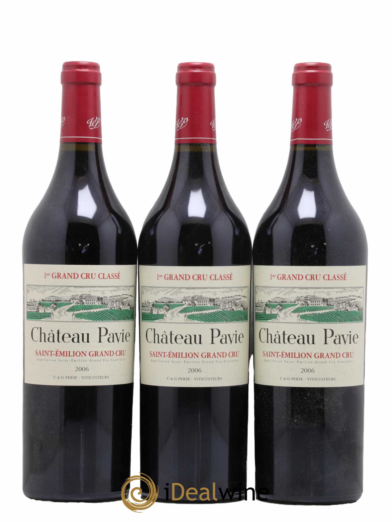 Château Pavie 1er Grand Cru Classé A 2006 - Lot de 12 bouteilles - 1